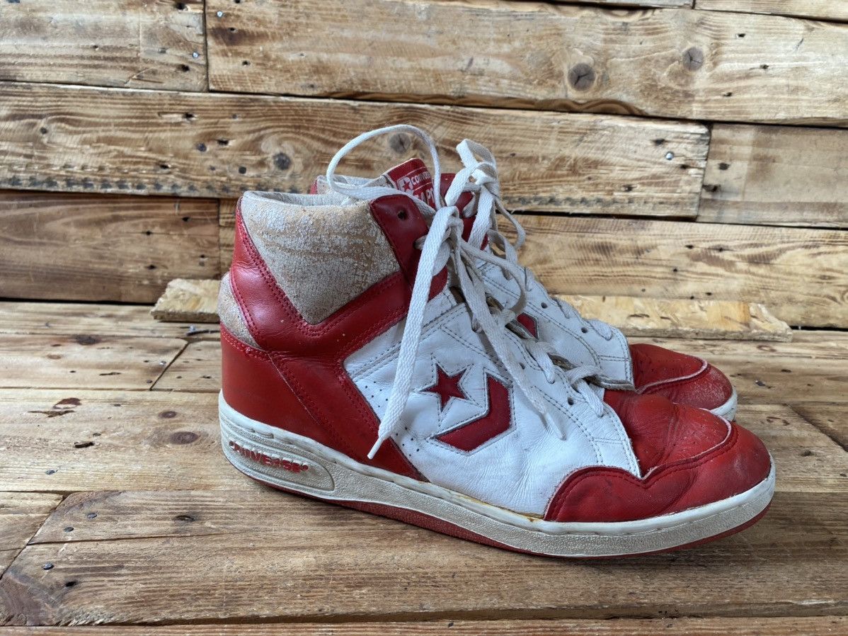 Converse Vintage 80’s Converse weapon hi-top sneakers sz 10 Size US 10 / EU 43 - 9 Thumbnail