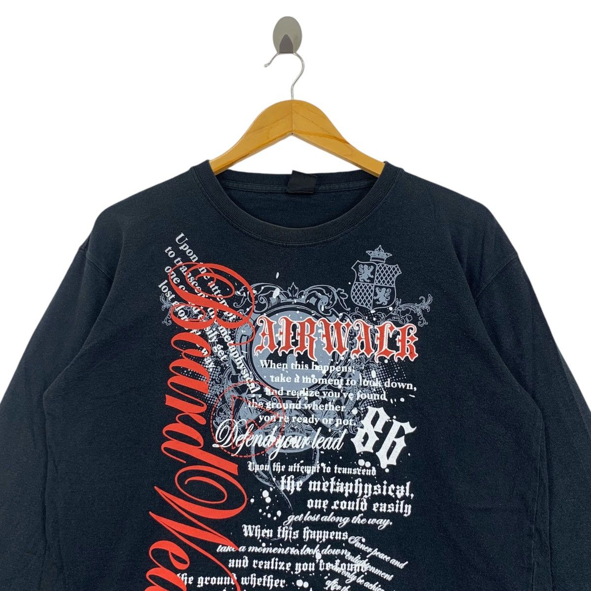 Airwalk Vintage AIRWALK BOARD WEAR Defend Your Lead Tee Shirt Size US L / EU 52-54 / 3 - 2 Thumbnail