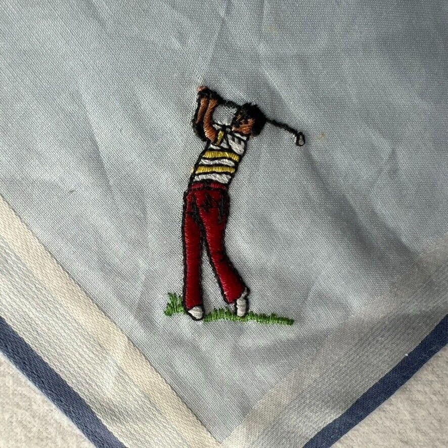 Designer VTG Embroidered Golf Handkerchief Bob Hope Estate ULTRA RARE Size ONE SIZE - 1 Thumbnail