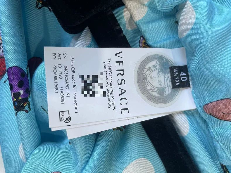 Versace Versace Butterfly ladybug print wide-leg pants Size 39" - 5 Thumbnail