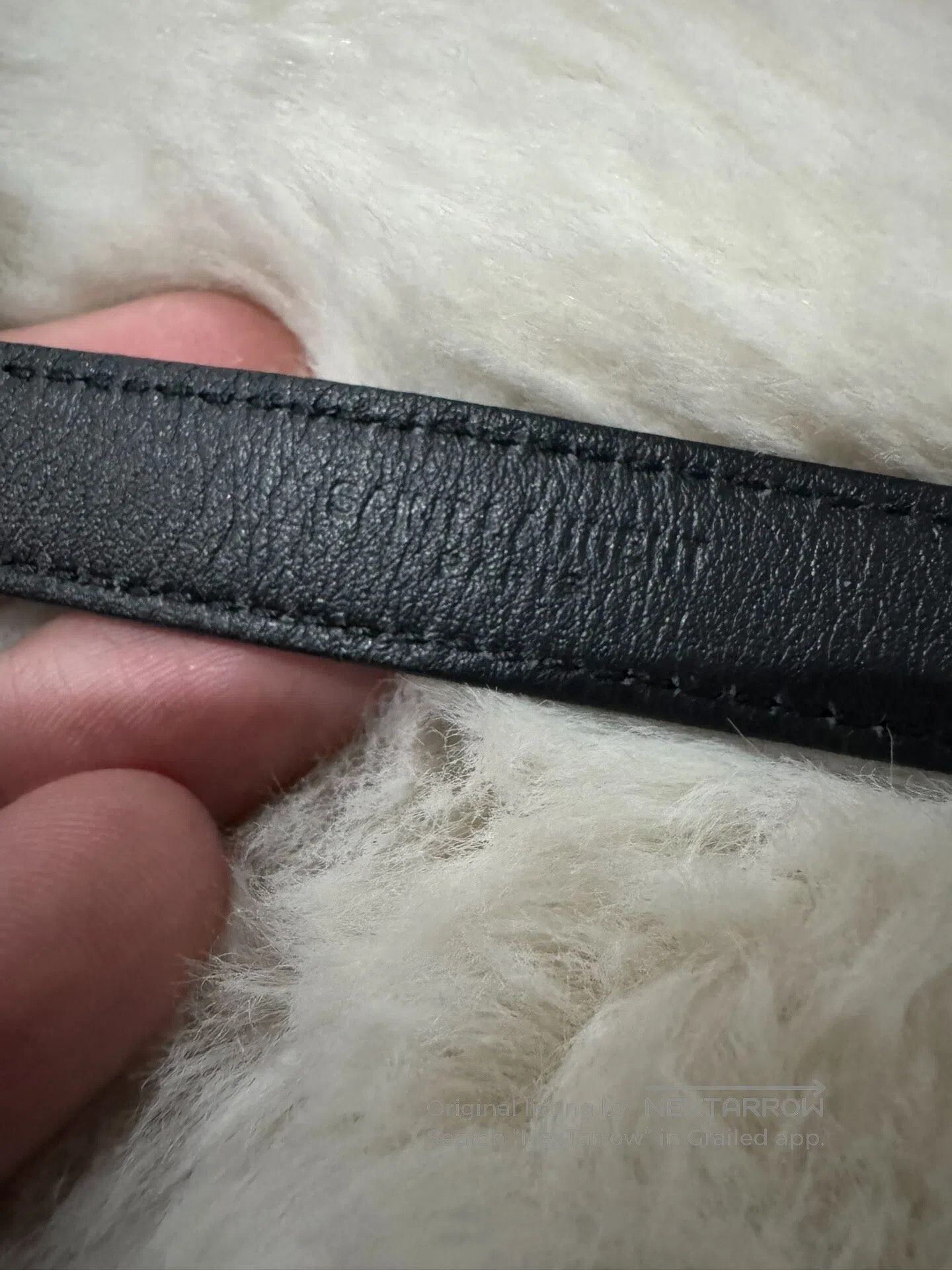 Saint Laurent Paris Saint Laurent Paris size 100 Black and silver belt| Size ONE SIZE - 6 Thumbnail