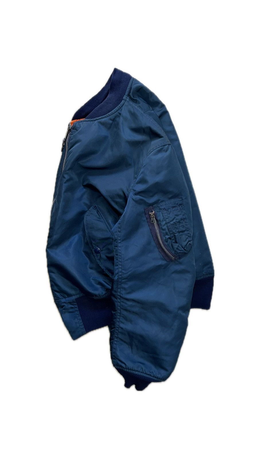 Alpha Industries × Vintage Alpha Industries Vintage Bomber MA-1 Nylon Flight Jacket Size US S / EU 44-46 / 1 - 2 Thumbnail
