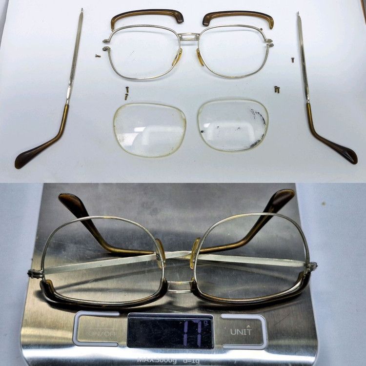 Other VINTAGE 1990s Japanese Slim Browline Glasses 55mm Modern Size ONE SIZE - 3 Thumbnail