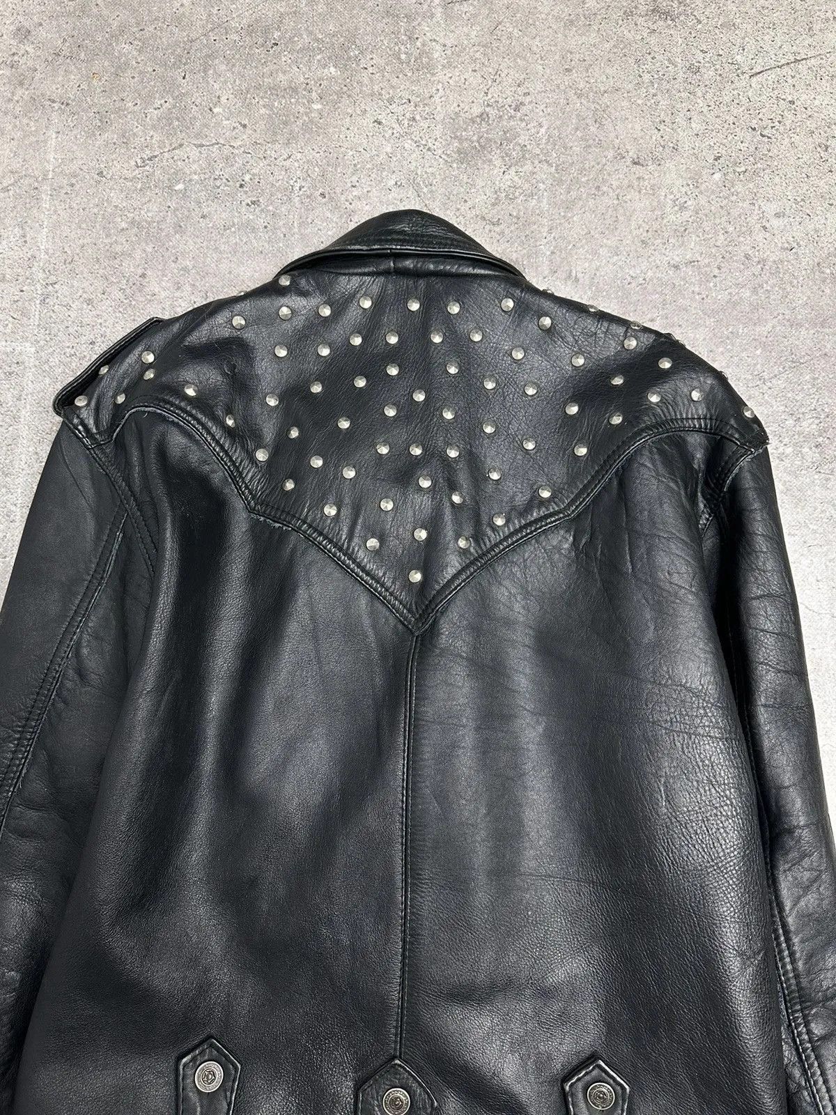 Ann Demeulemeester Vintage Leather Jacket Schott Racing Moto Y2K Avantgarde GOA Size US M / EU 48-50 / 2 - 6 Thumbnail