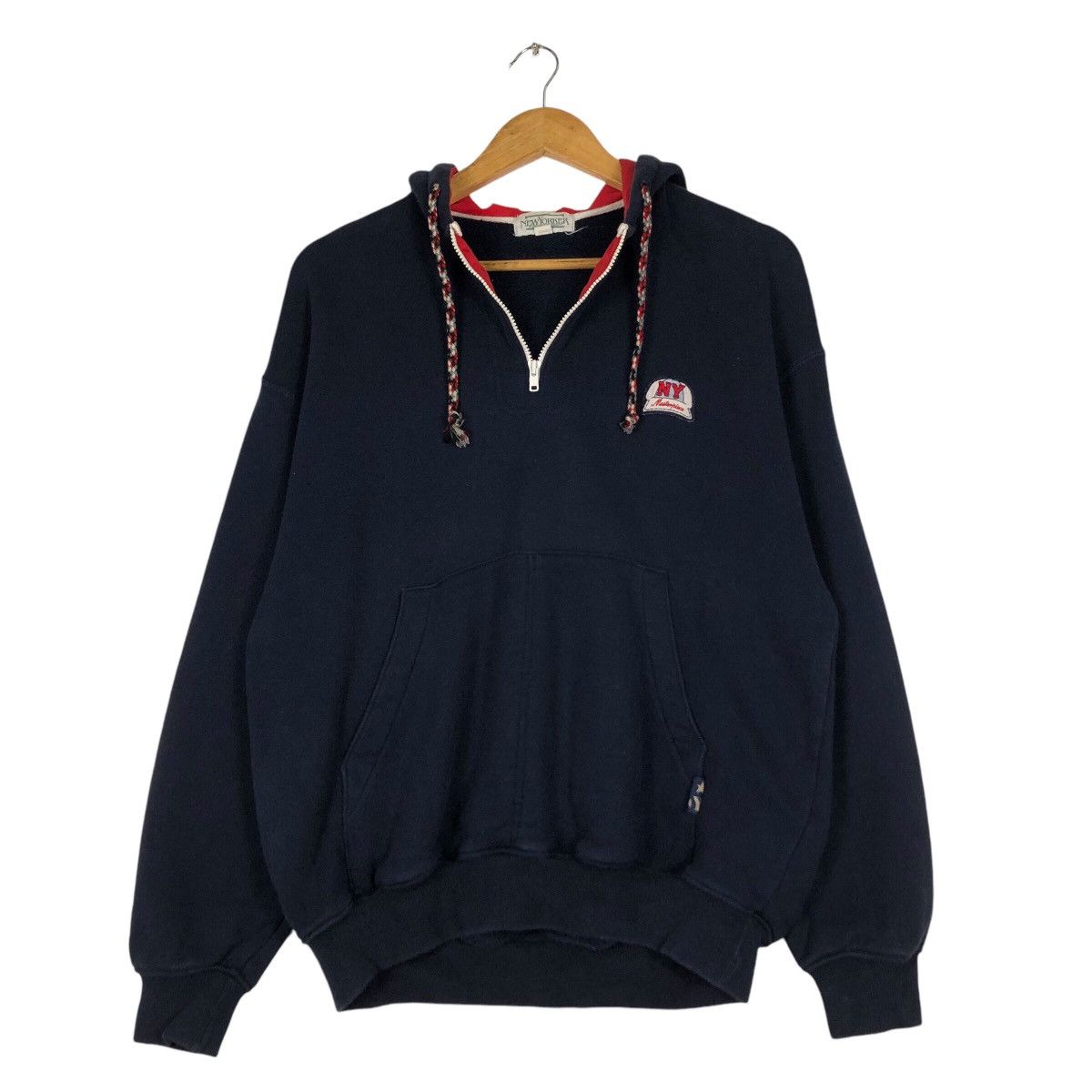 Japanese Brand × Vintage Rare Marine Team New Yowker Hoodie Sweatshirt Medium #A3 Size US M / EU 48-50 / 2 - 12 Thumbnail