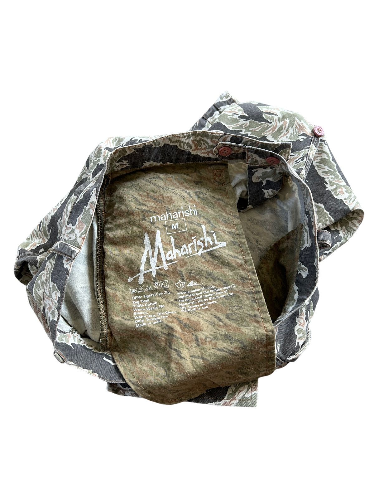 Maharishi Vintage Maharishi Tiger Stripes Camo Snopants Size US 34 / EU 50 - 15 Thumbnail