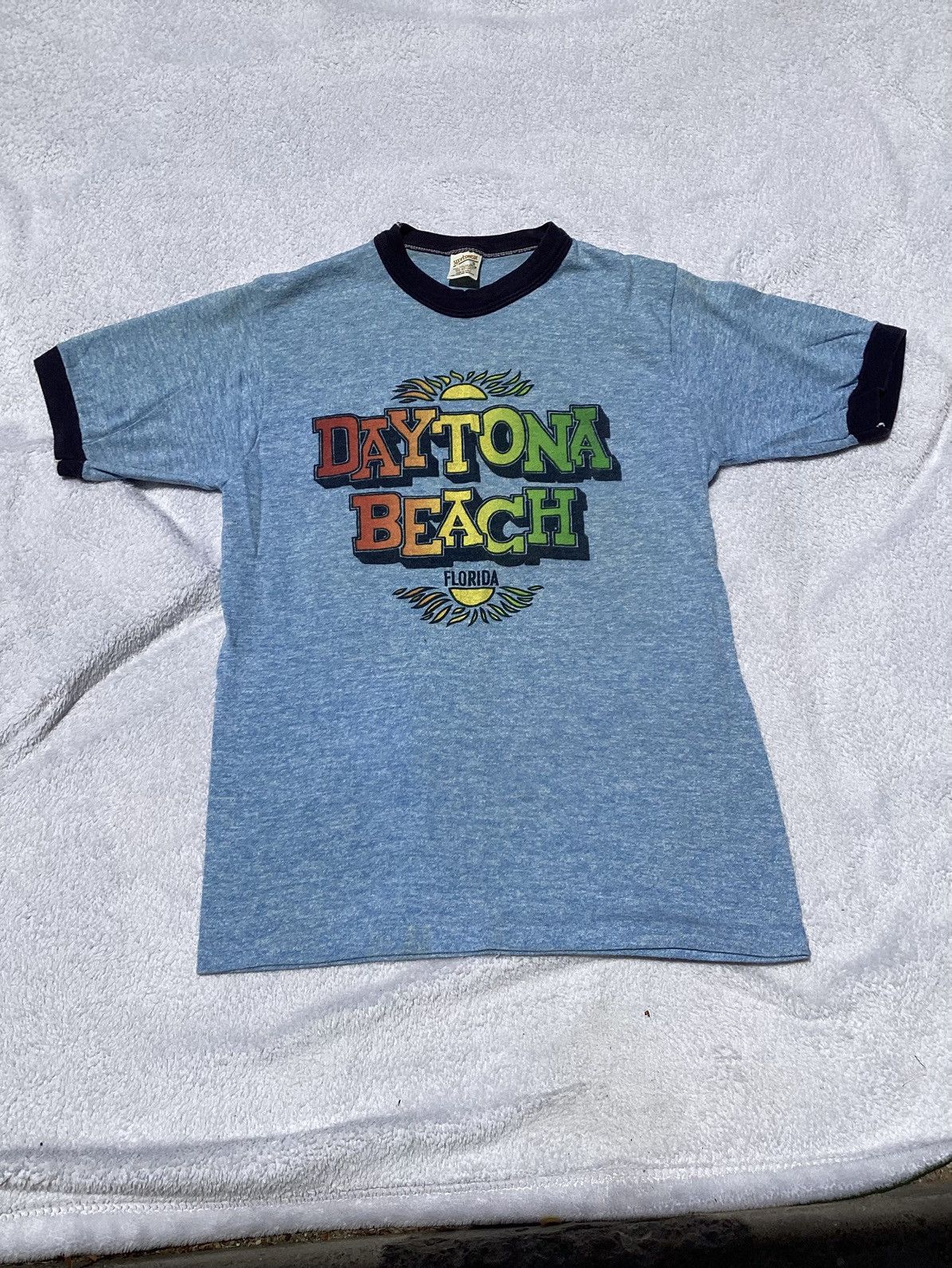 Other 70s/80s Daytona Beach Florida USA made true American Vtg tee Size US S / EU 44-46 / 1 - 1 Thumbnail