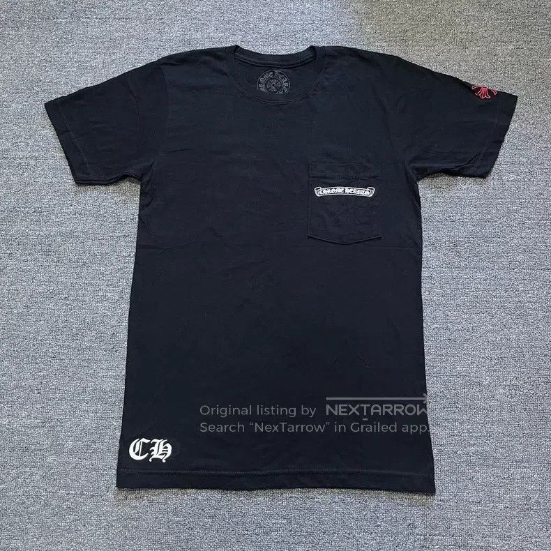 Chrome Hearts CHROME HEARTS Size S Black scroll red usa USA limited short Size US S / EU 44-46 / 1 - 1 Thumbnail