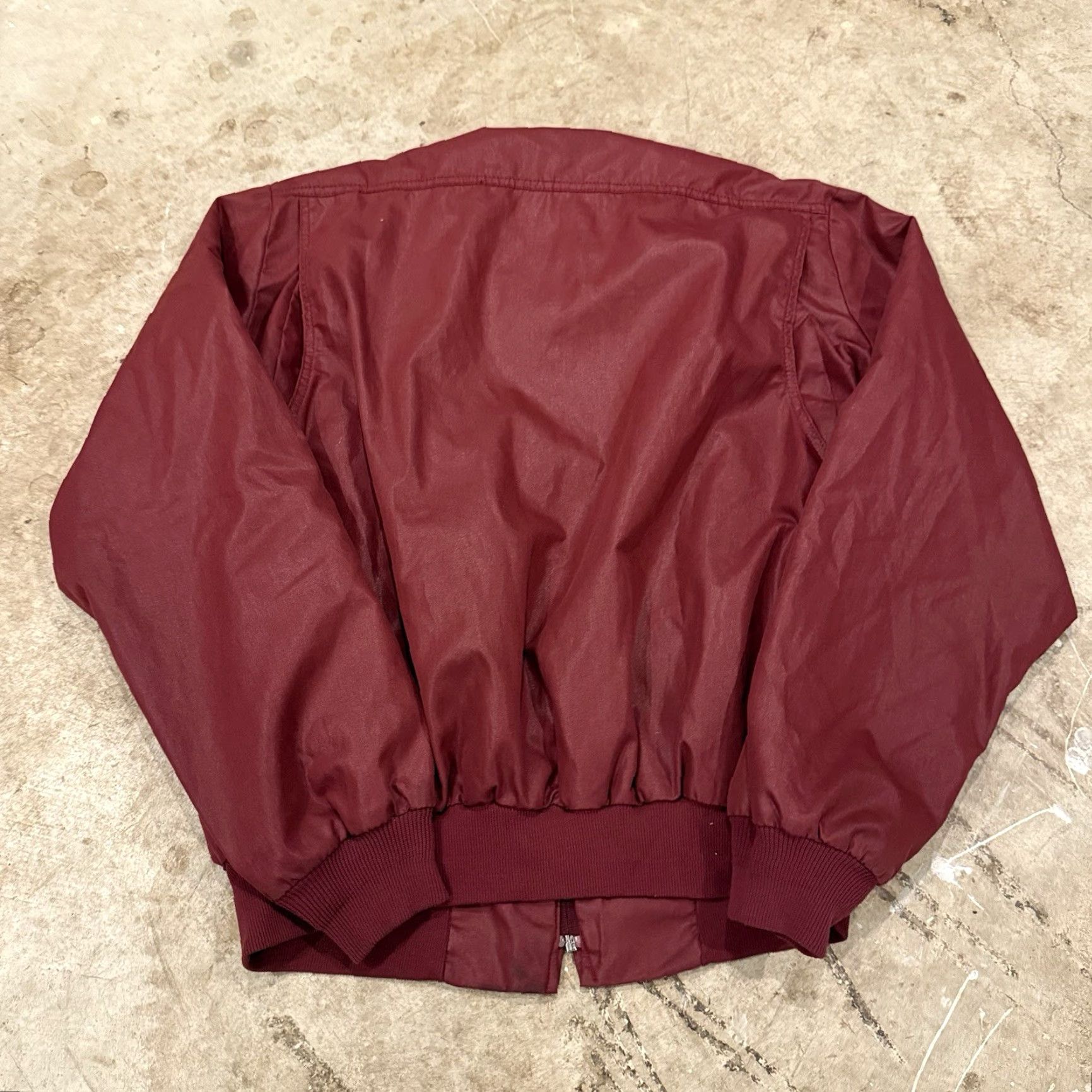 Vintage VINTAGE America's Legend Meguiar's Jacket Bomber Jacket Adult 2XL Burgundy USA Mens Size US XXL / EU 58 / 5 - 2 Thumbnail