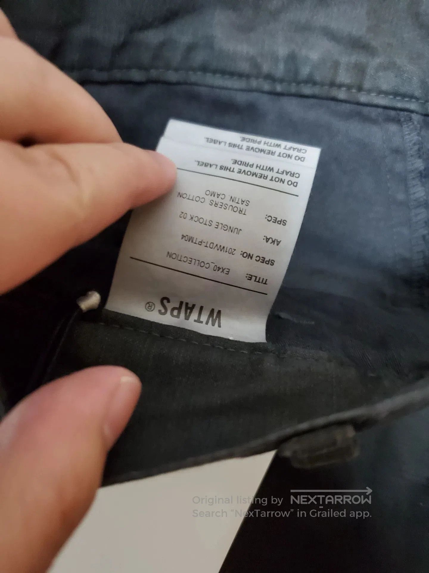Wtaps WTAPS JUNGLE STOCK 02 TROUSERS. Size US 36 / EU 52 - 4 Thumbnail