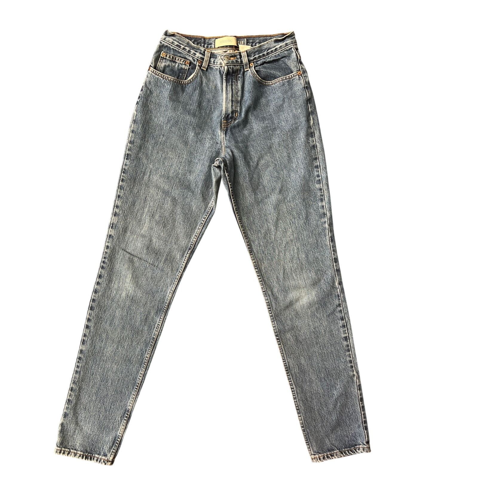 Gap GAP Vintage Classic Fit High Rise Straight Jeans 10L Blue Size 32" / US 10 / IT 46 - 1 Thumbnail