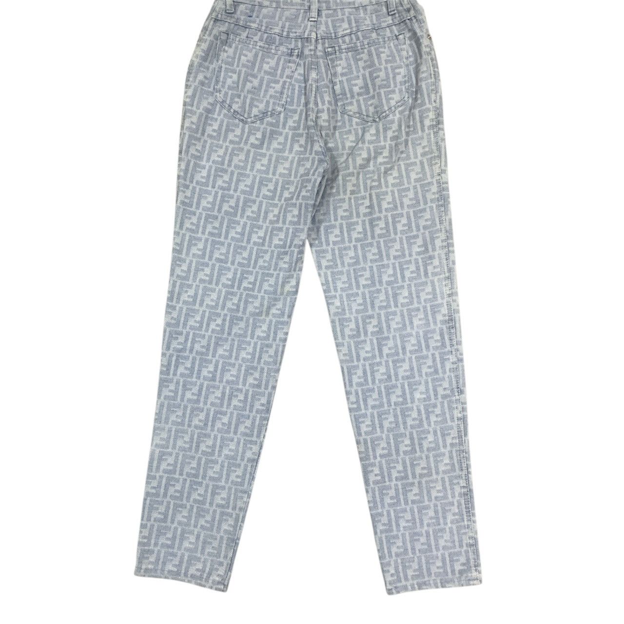 Fendi Vtg Fendi Zucca Monogram Logo Jeans W26x27 Size 26" / US 2 / IT 38 - 7 Thumbnail