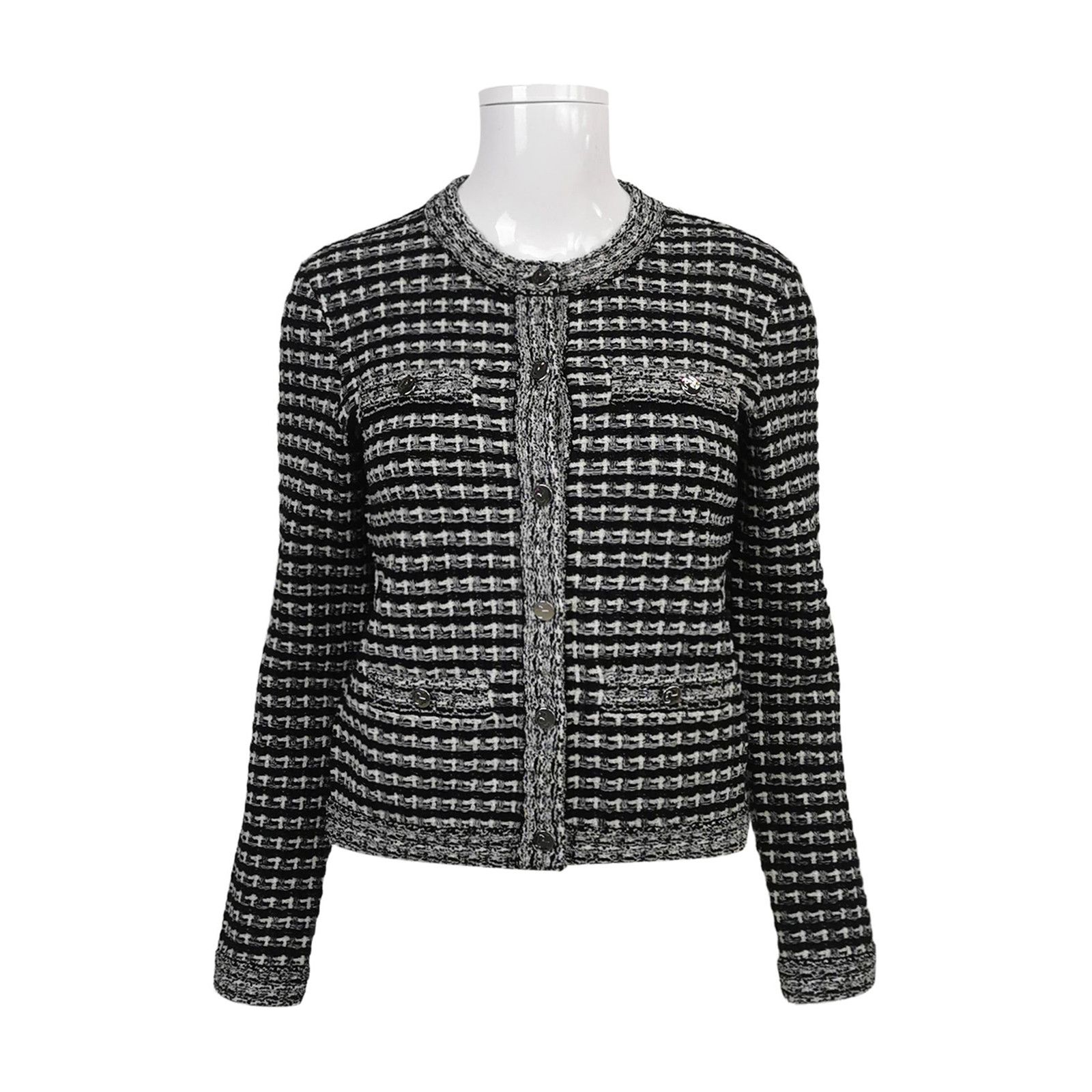Tory Burch Tory Burch Wool Blend Tweed Jacket XXS Size XXS / US 00 / IT 34 - 1 Thumbnail