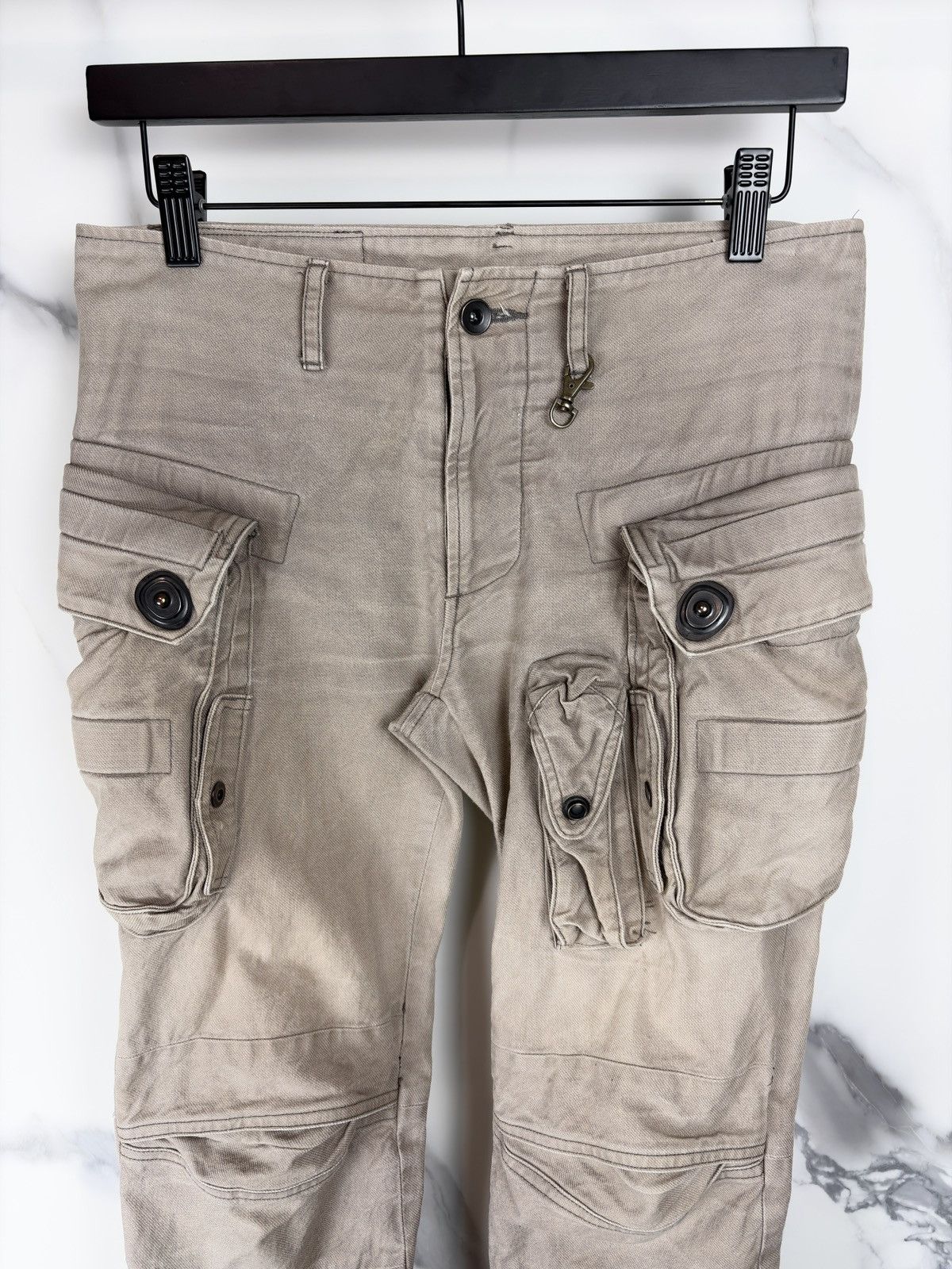 Julius FW10 Julius 7 Goth_Ik Gasmask Cargo Pocket Pants Size US 28 / EU 44 - 3 Thumbnail