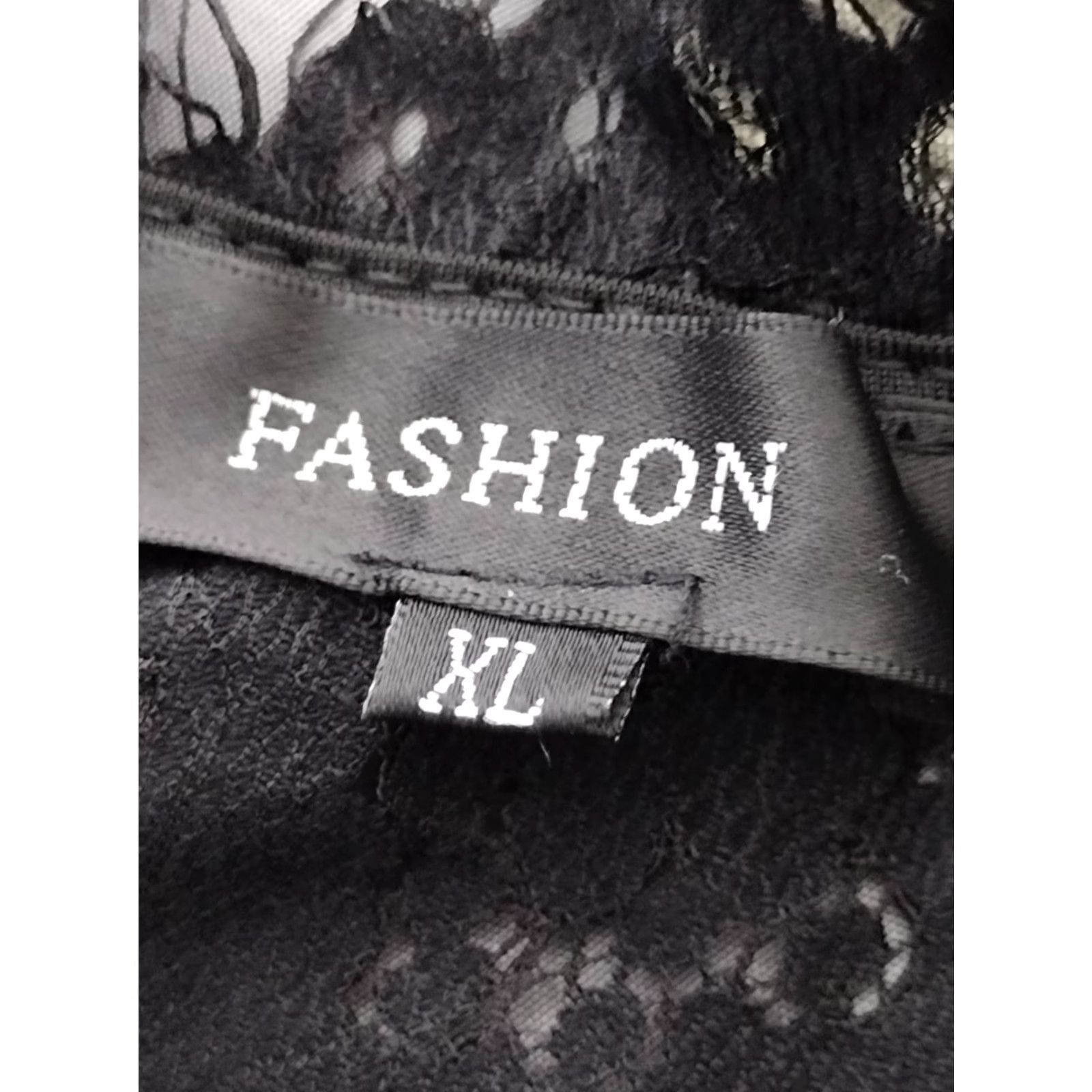 Vintage FASHION Women's Sleeveless Lace Floral Elegant Cocktail Dress XL Crew Neck Knee Maxi Black Floral Event Party/Cocktail Women XL Lace Floral dress Size XL / US 12-14 / IT 48-50 - 6 Thumbnail