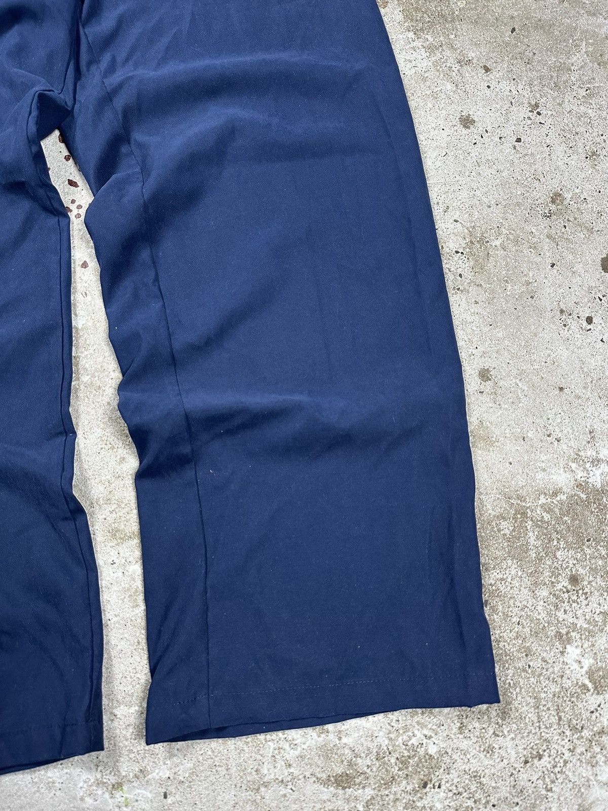 Vintage Y2K Nike Baggy Track Pants Navy Swoosh