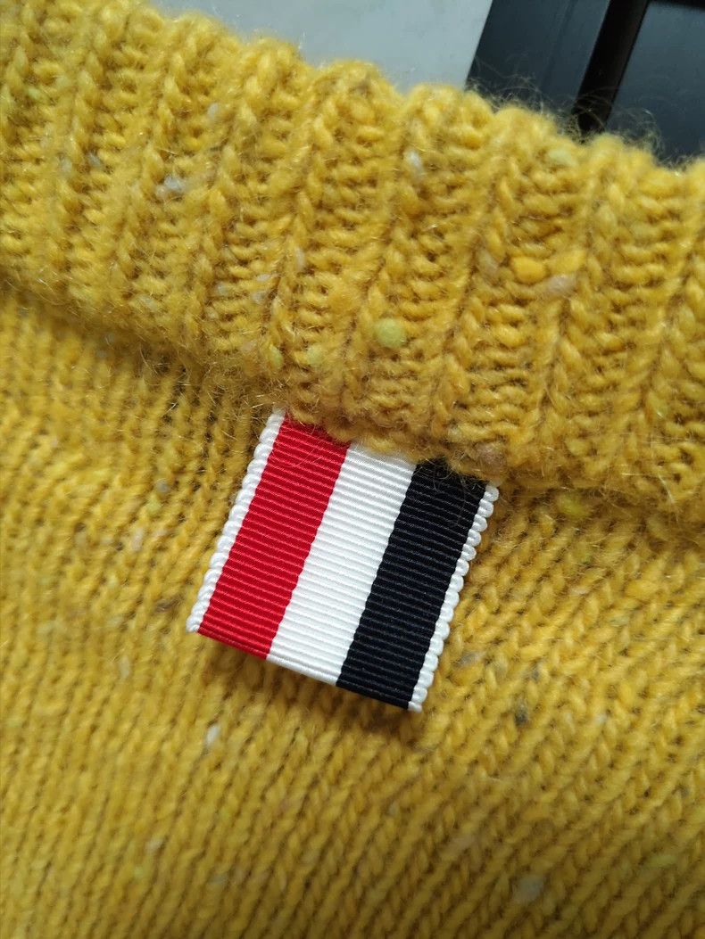 Thom Browne Thom Browne Yellow long-sleeved sweater Size US M / EU 48-50 / 2 - 3 Thumbnail