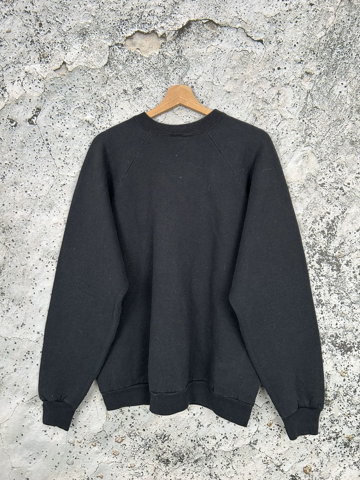 Vintage Vintage Black Crewneck 90s Archive Flowers Graphic Size US XL / EU 56 / 4 - 4 Thumbnail