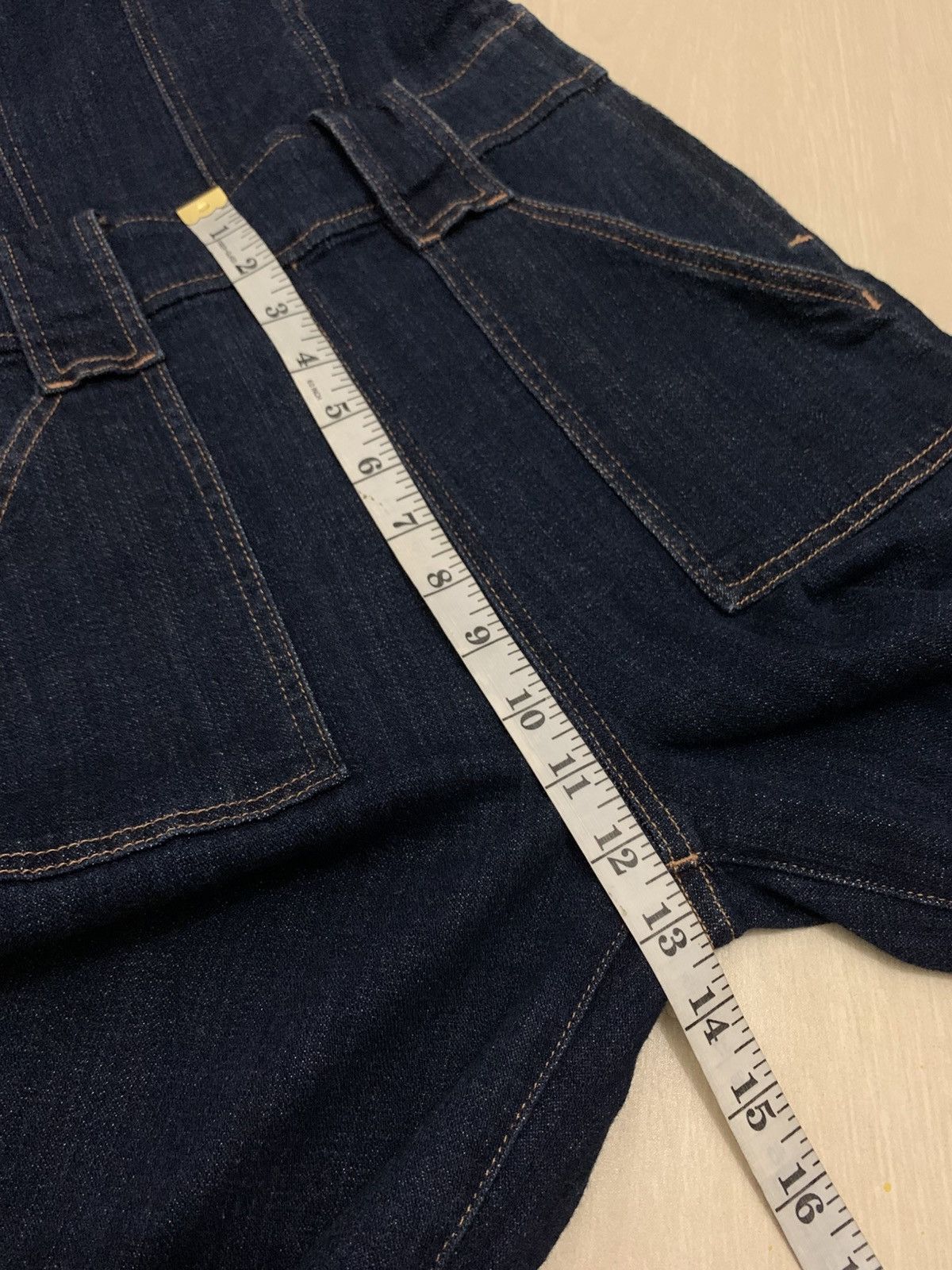 7 For All Mankind 7 FOR ALL MANKIND Denim Jumpsuit Size 26" / US 2 / IT 38 - 21 Thumbnail