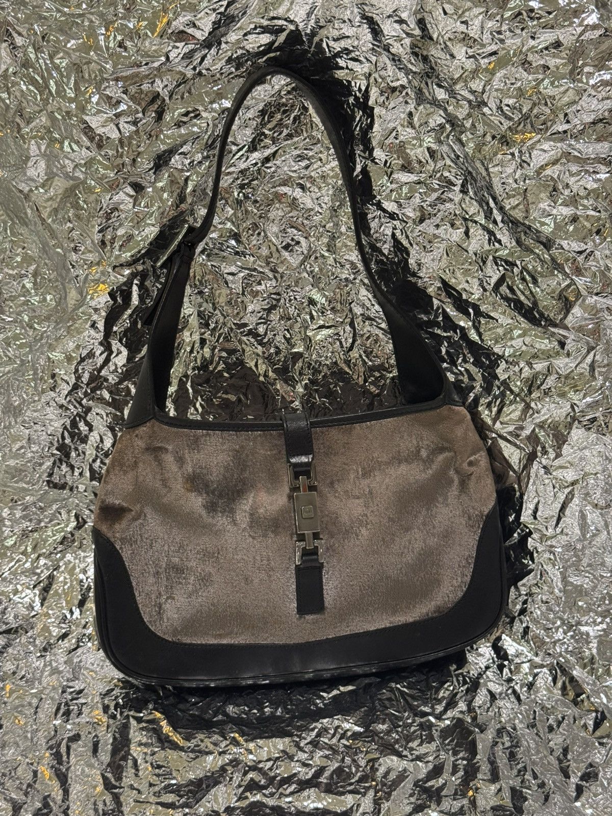 Gucci Gucci jackie velvet small shoulder bag Size ONE SIZE - 1 Thumbnail