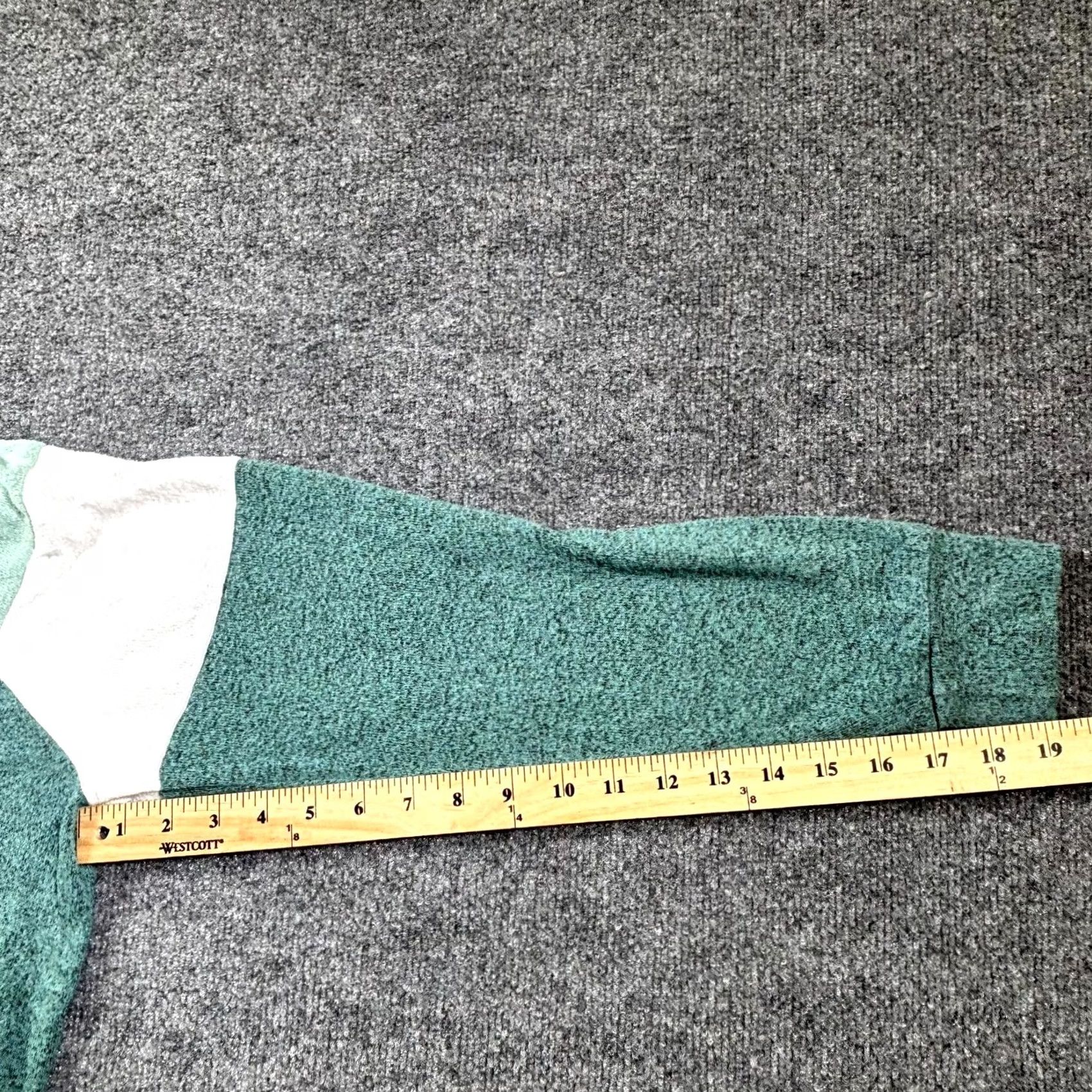 Market Market & Spruce Hoodie Women's L Green Rayon Performance Sports Athletic Stretch Hoodie Size L / US 10 / IT 46 - 7 Thumbnail