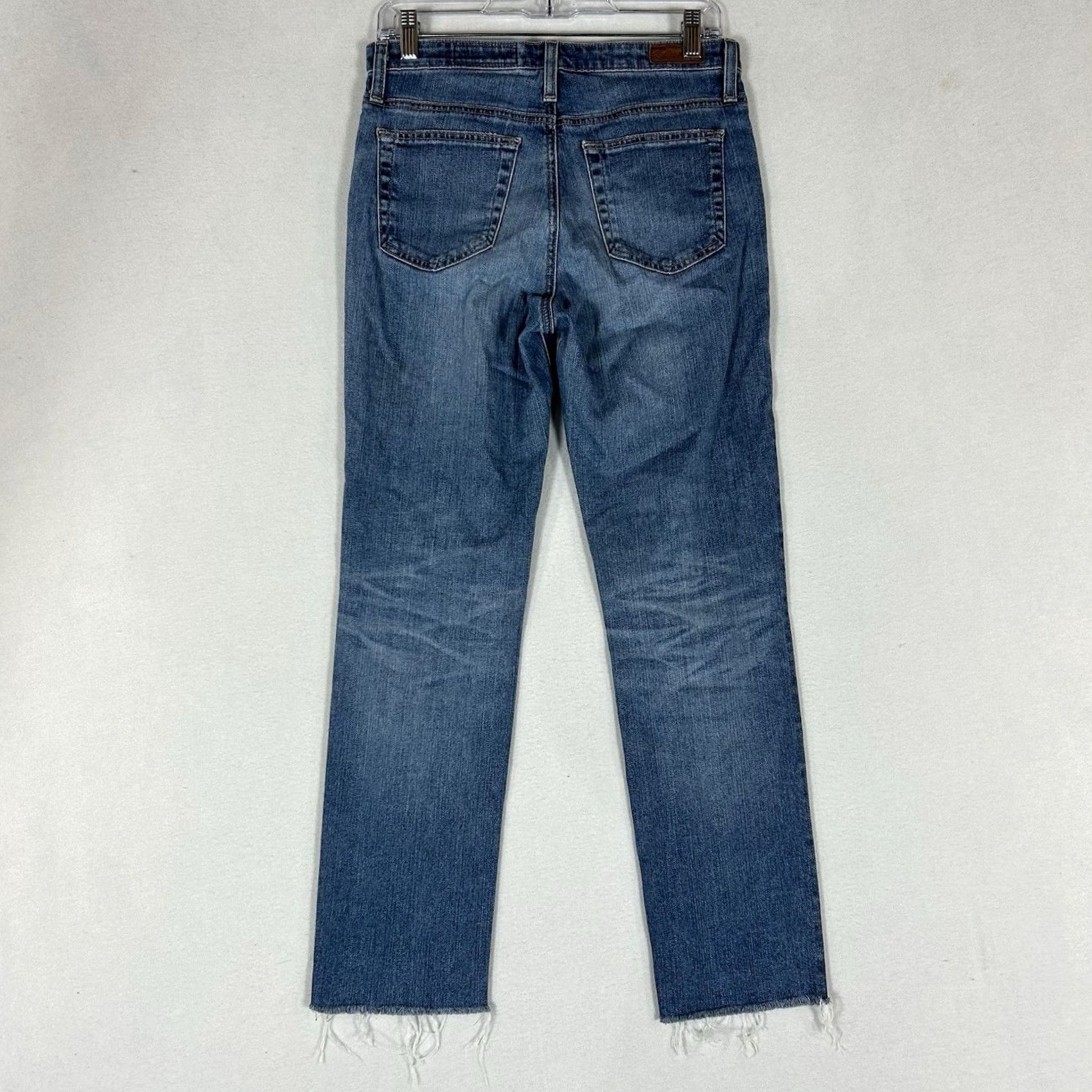 Vintage AG Adriano Goldschmied Jeans Straight Leg Womens 28R Light Wash Mid Rise USA Denim 5-Pocket Modern Classic Mens? Size 28" / US 6 / IT 42 - 7 Thumbnail