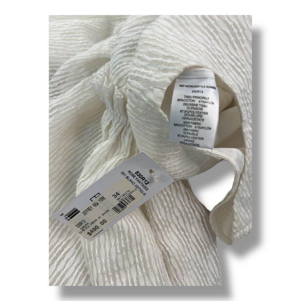 Carven Carven Contrasting Hem Skater Mini Dress Sleeveless White Si Size XS / US 0-2 / IT 36-38 - 7 Thumbnail