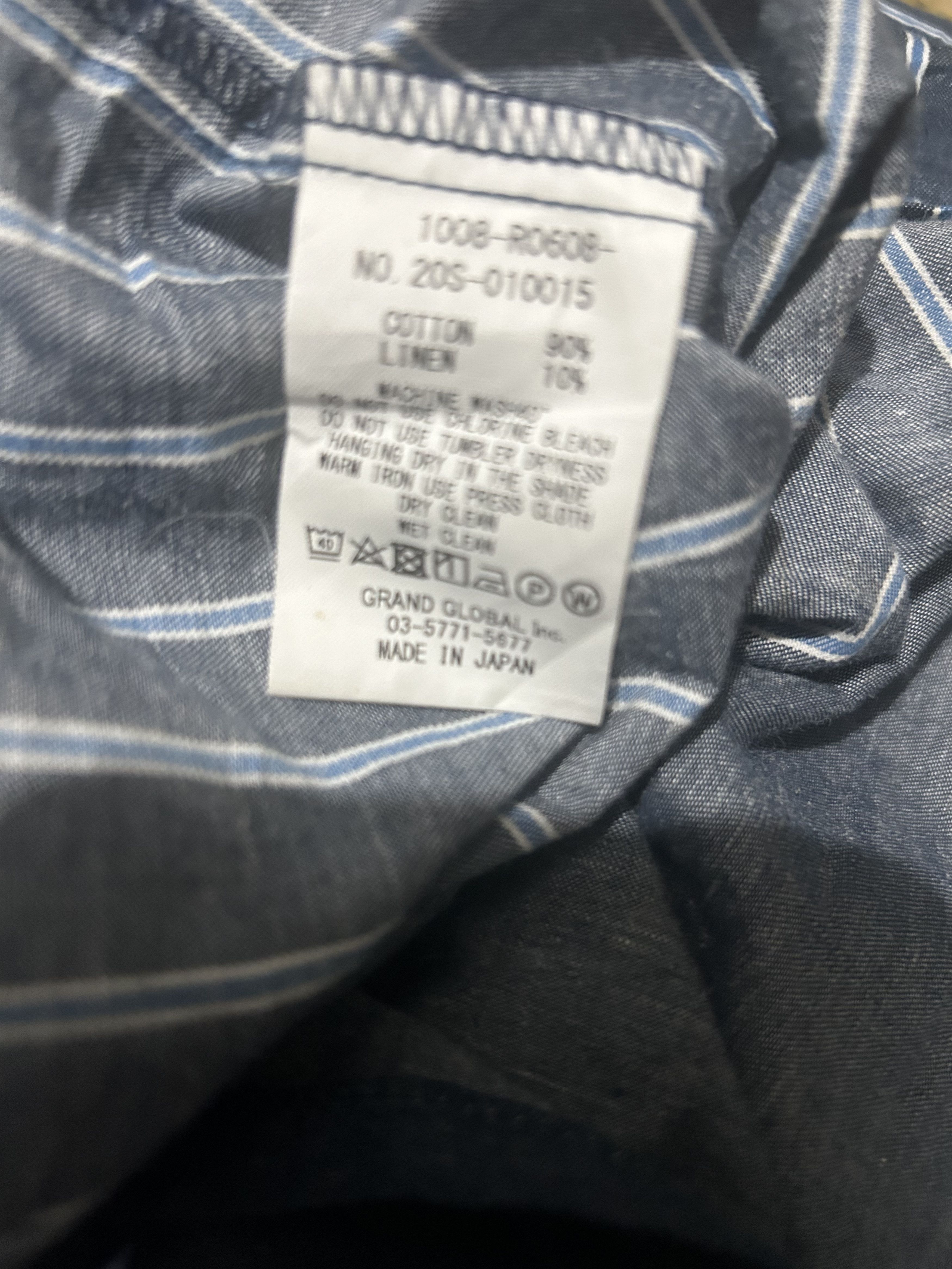 Japanese Brand Patchwork Design GGD shirt button up Grand Global Design Size US L / EU 52-54 / 3 - 6 Thumbnail