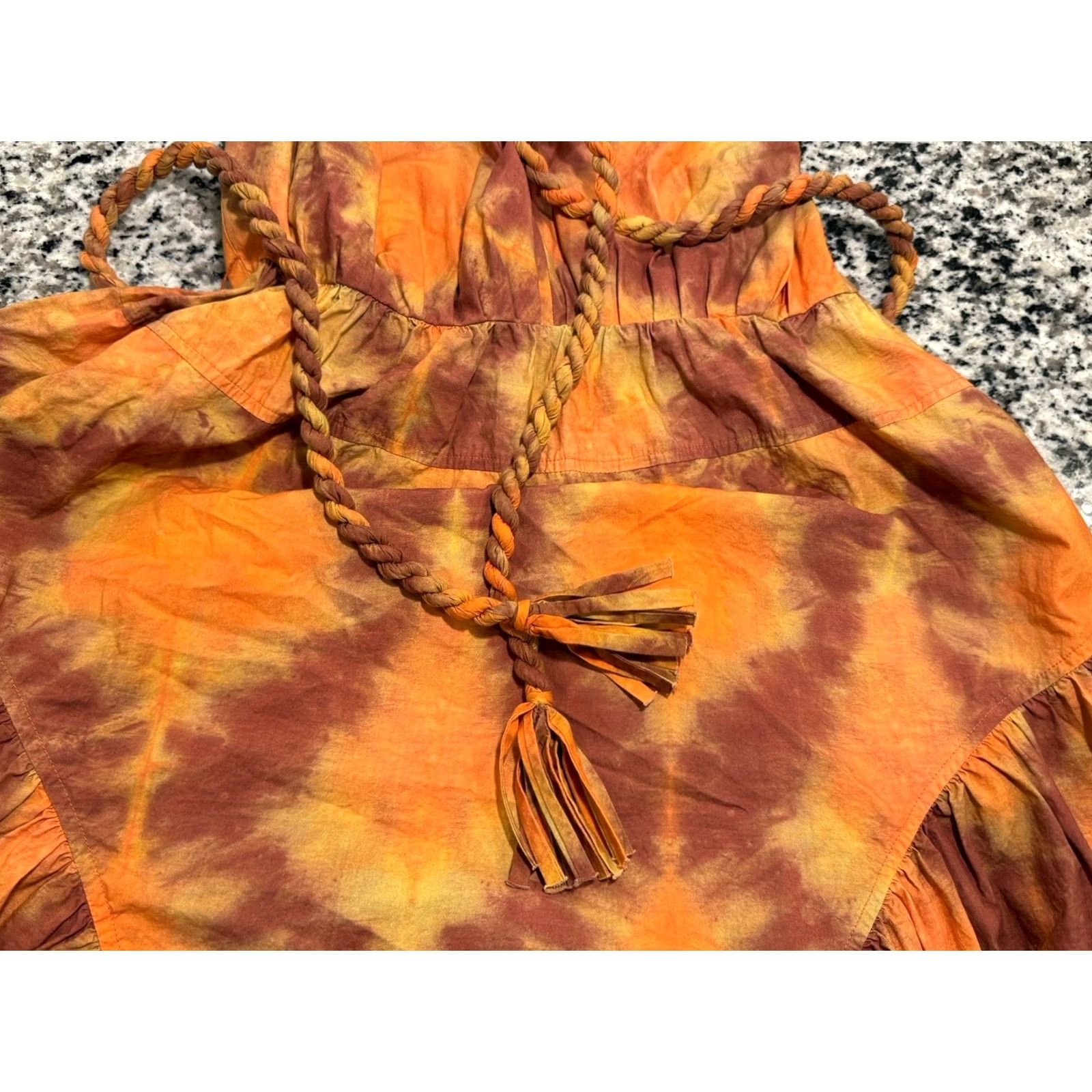 Ulla Johnson Ulla Johnson Valentina tie-dye Midi Dress SIZE 6 Women Multicolor A-Line Fit & Flare Midi Party/Cocktail Casual Womens Size M / US 6-8 / IT 42-44 - 7 Thumbnail