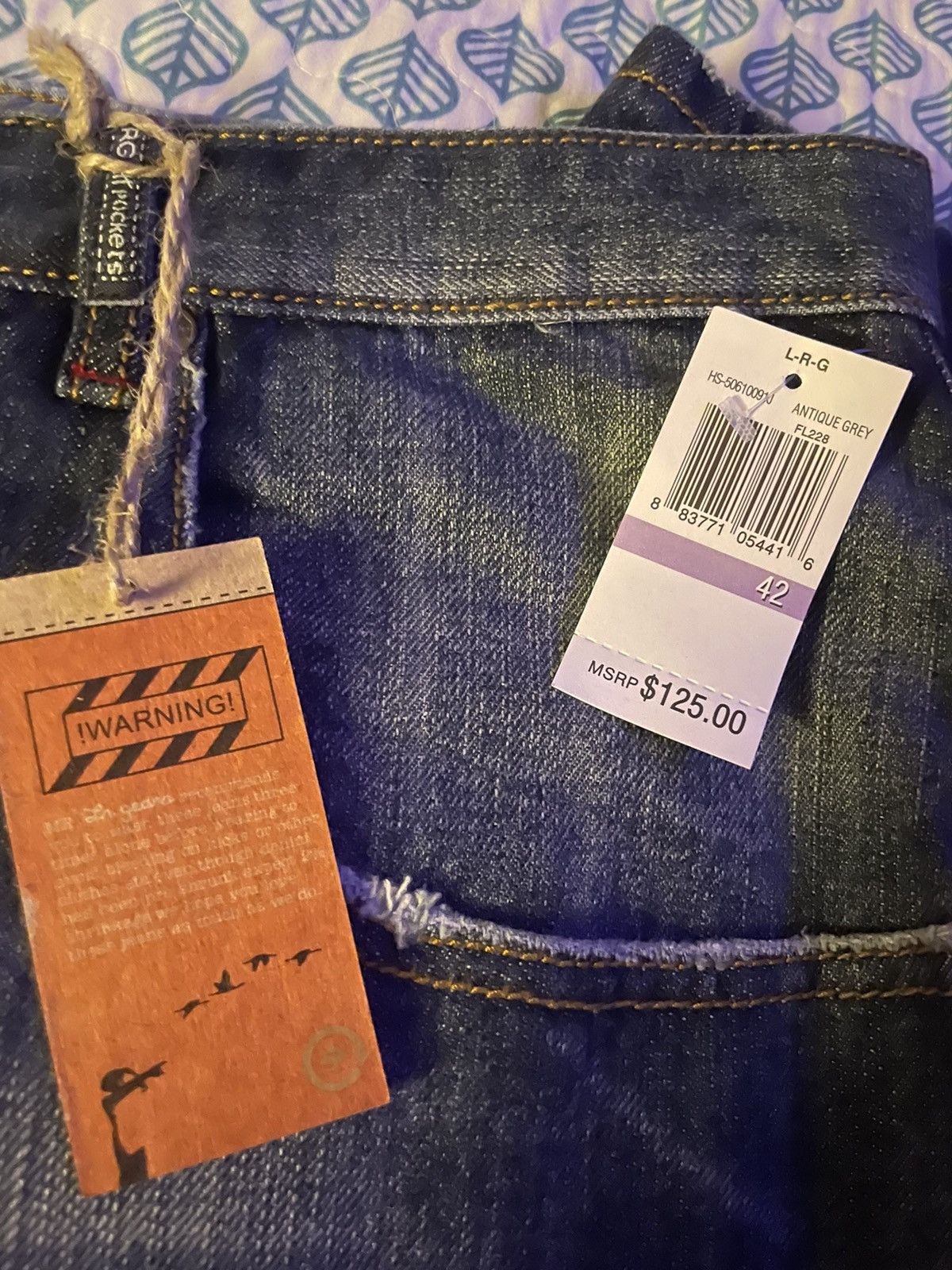 Japanese Brand × Vintage New LR Geans Size 42x34 Jeans LRG Embroidered Pockets Baggy Size US 42 / EU 58 - 5 Thumbnail