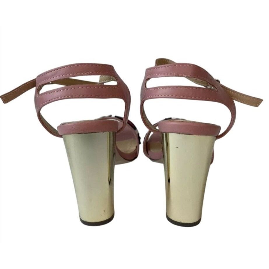 Other CHASE+CHLOE / Frank-1 / Pink / Strappy / Sandals With Embroi Size US 6.5 / IT 36.5 - 4 Thumbnail