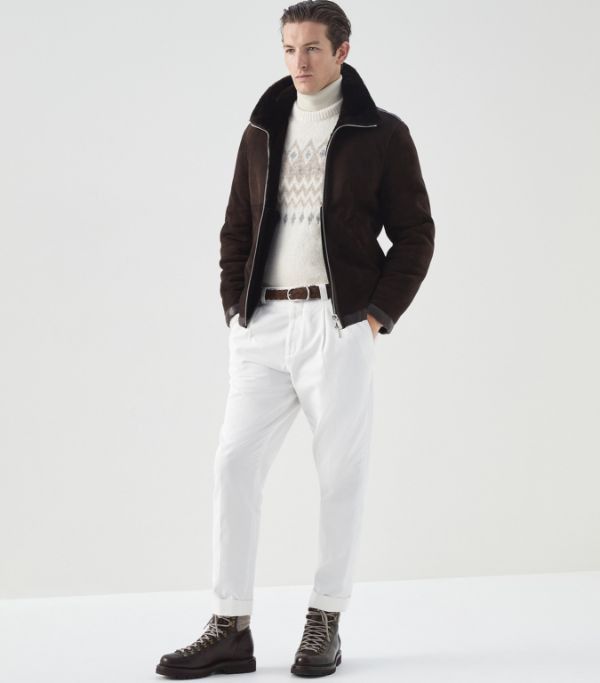 Brunello Cucinelli o1w1db10924 Sweater in Open White Size US XS / EU 42 / 0 - 6 Thumbnail