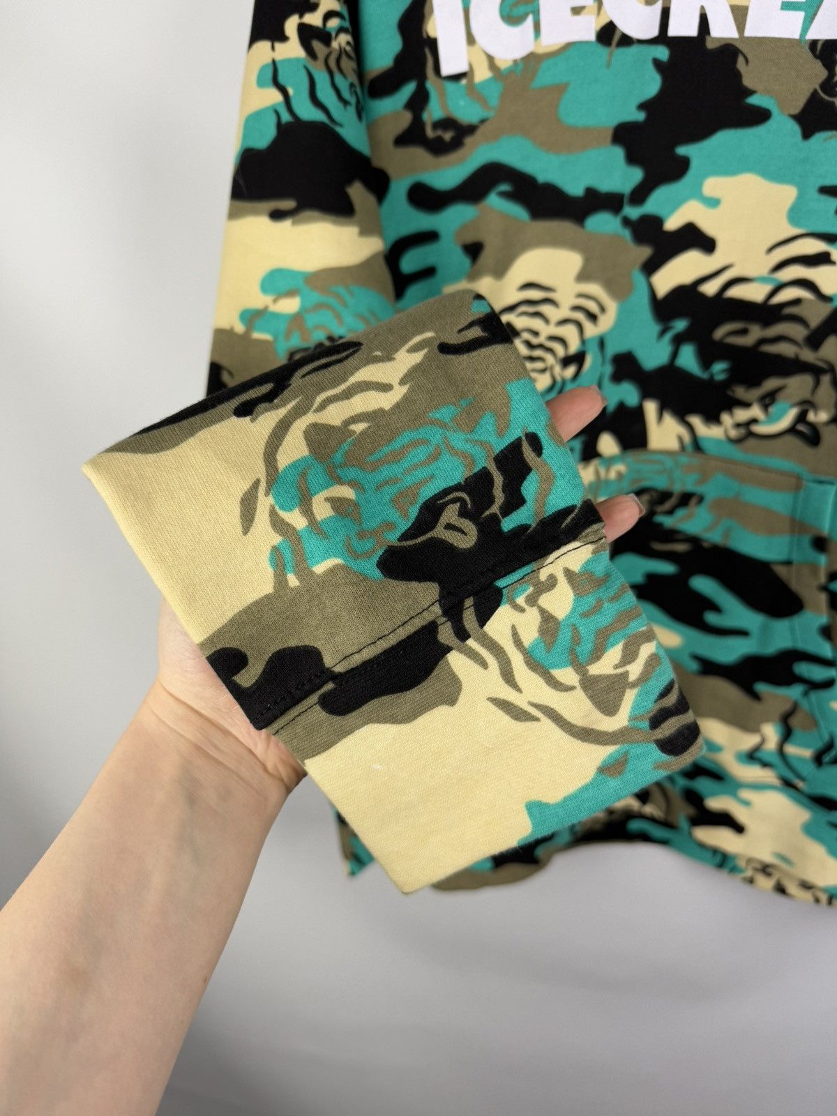 Icecream Icecream Billionaire Boys Club Camo Big Logo Hoodie Pullover Size US XL / EU 56 / 4 - 9 Thumbnail