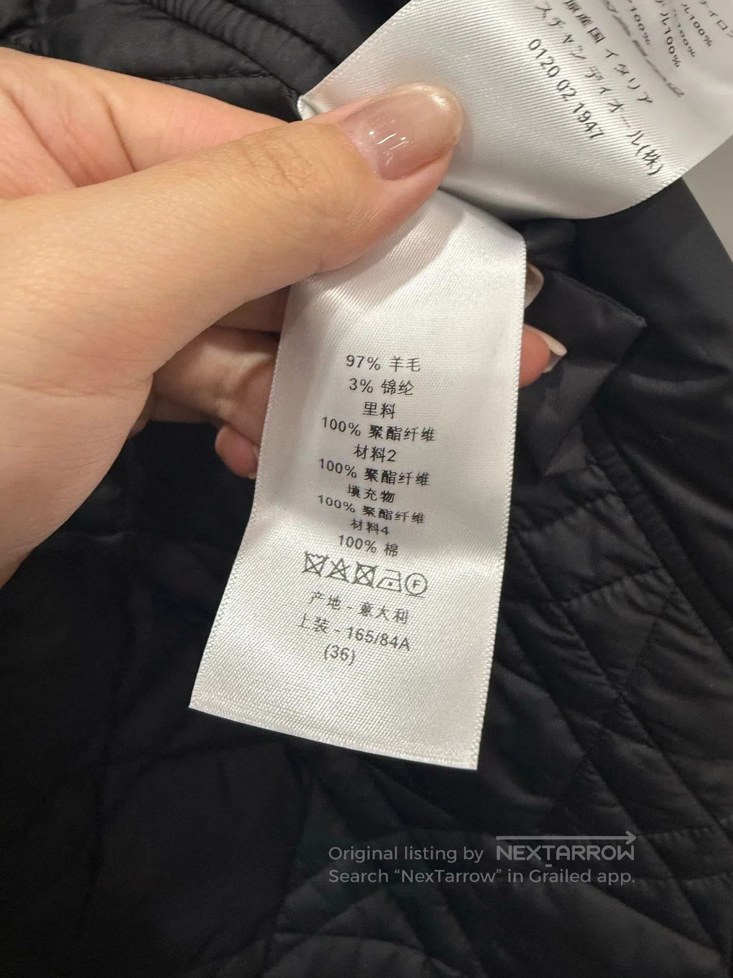 Dior Dior Women's Wool Blend Check Coat. Size XS / US 0-2 / IT 36-38 - 5 Thumbnail