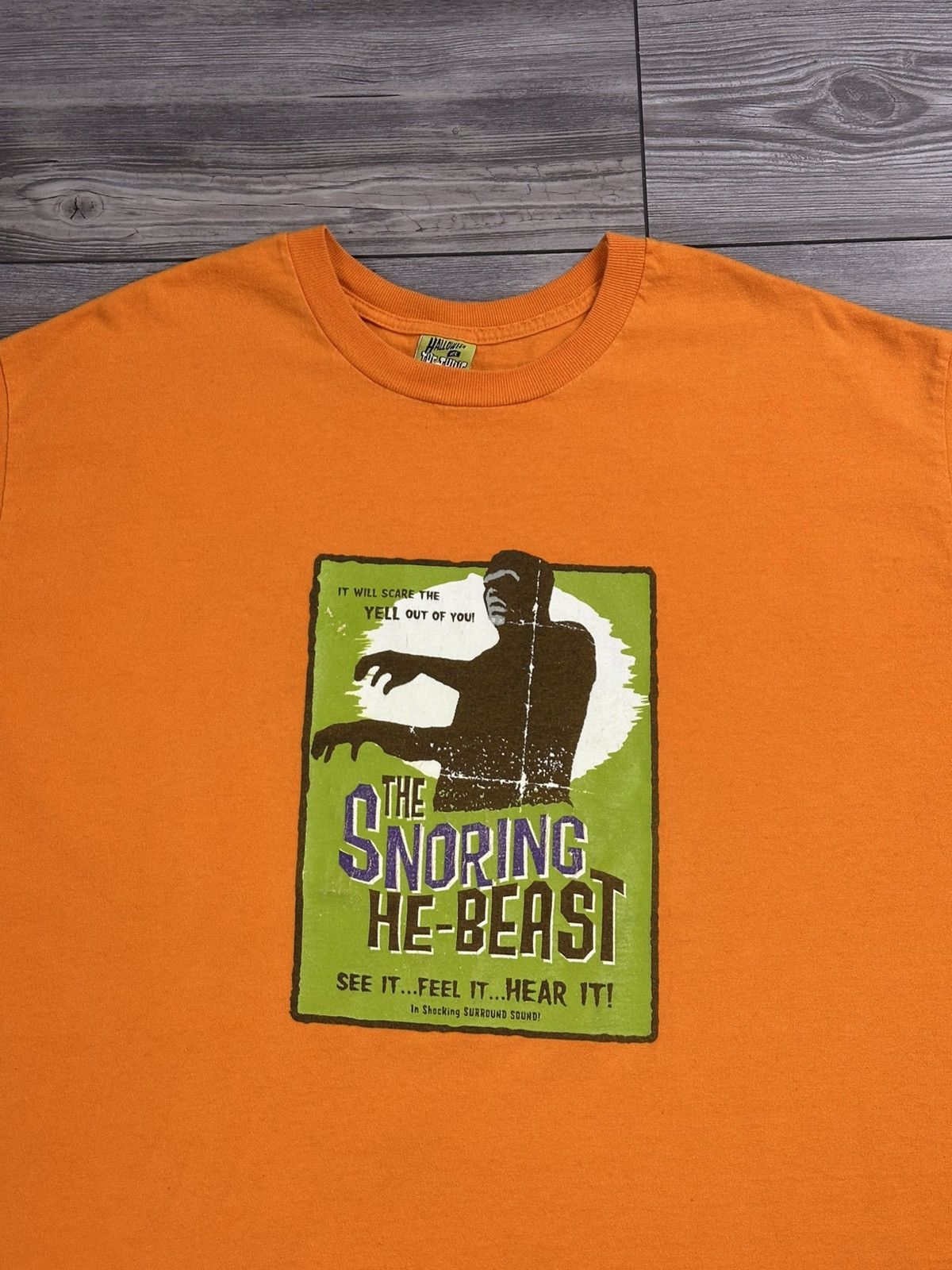 Vintage Vintage Y2K Snoring He-Beast Halloween T Shirt Size US XXL / EU 58 / 5 - 2 Thumbnail