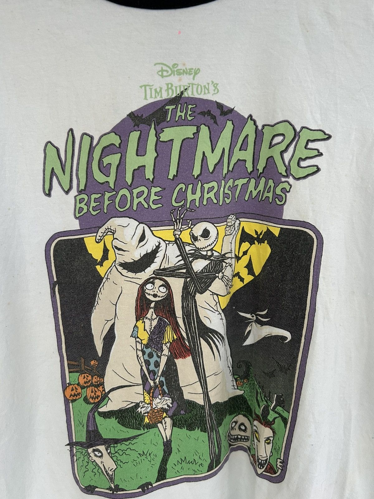 Disney Tim Burton Ringer Tee Size US XXS / EU 40 - 2 Thumbnail