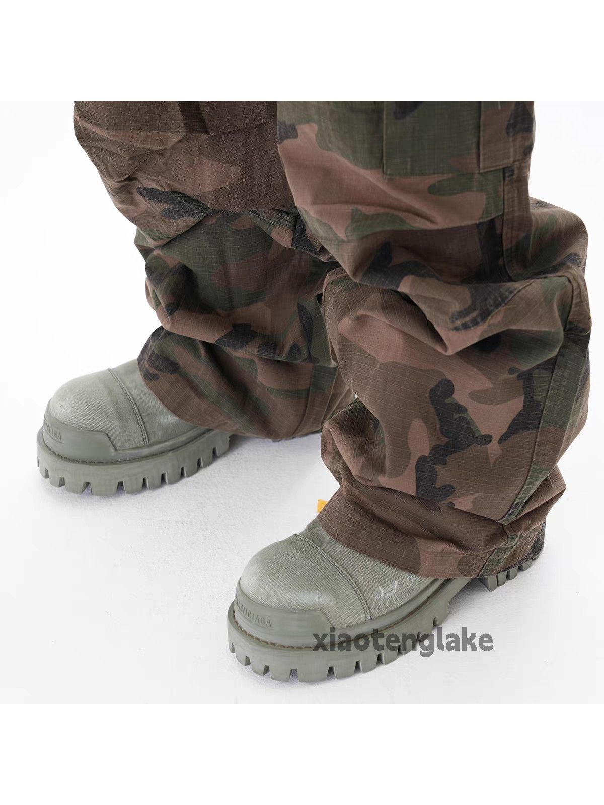 Vintage xtl acne ourlegacy style Military outdoor cargo camo pants Size US 34 / EU 50 - 2 Thumbnail