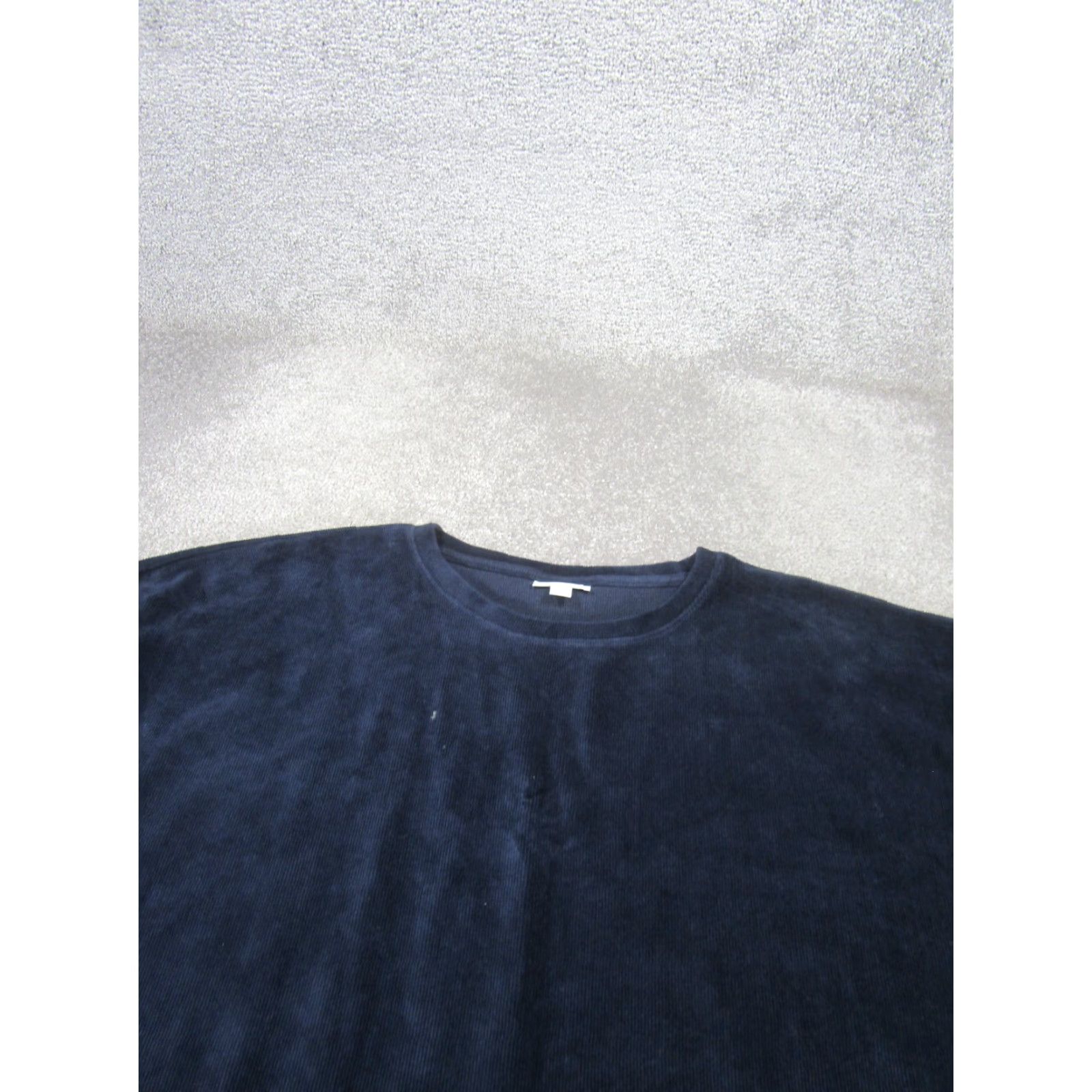 Vintage VINTAGE Pure Jill Sweater Womens Medium Pullover V-Neck Long Sleeve Cotton Blend Navy Blue Size M / US 6-8 / IT 42-44 - 2 Thumbnail