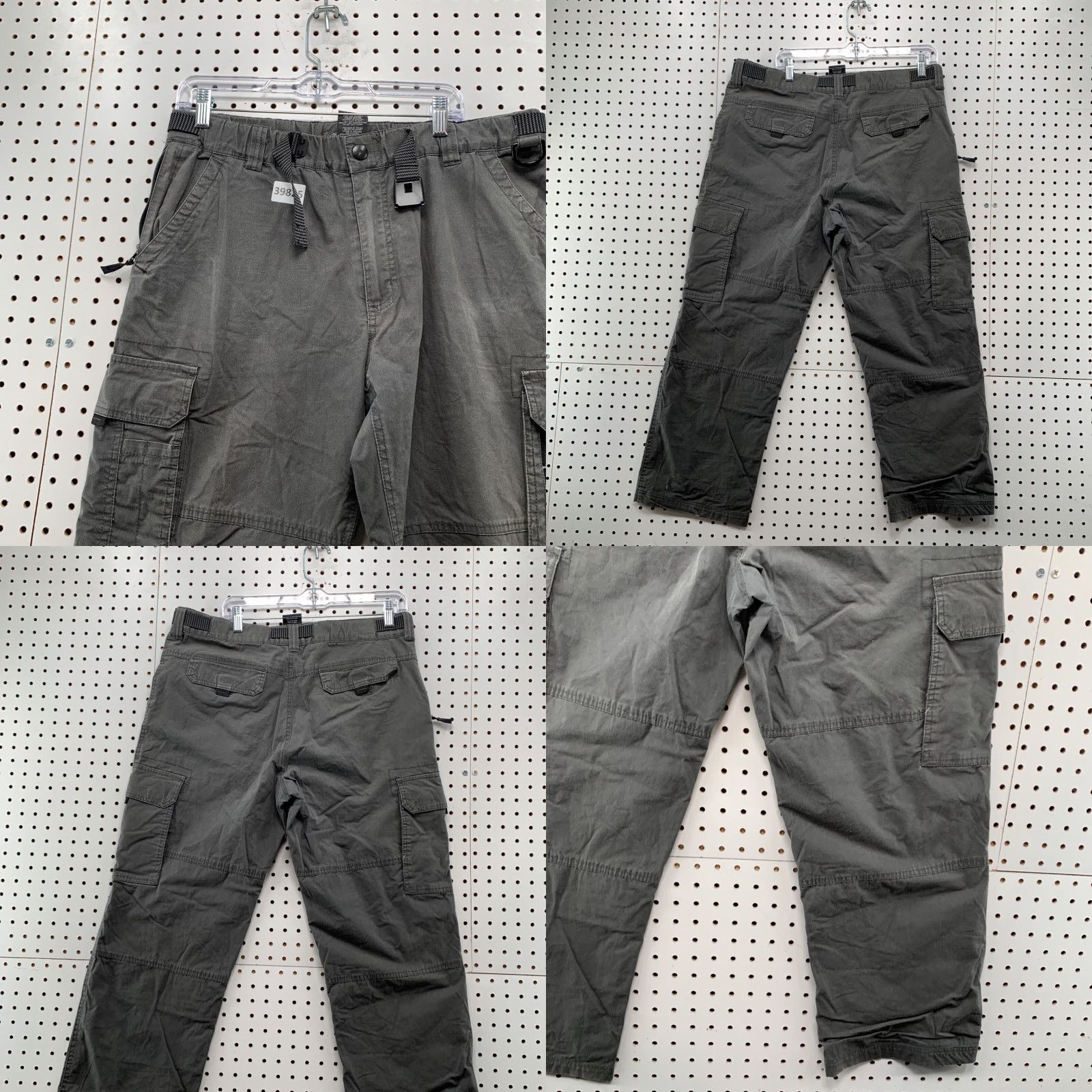 Vintage VINTAGE BC Clothing Cargo Pants Men M 34x27 Gray Cargo Pants Mens 34x27 Skateboard Baggy 90s 2000s Mens Size US 31 - 8 Thumbnail