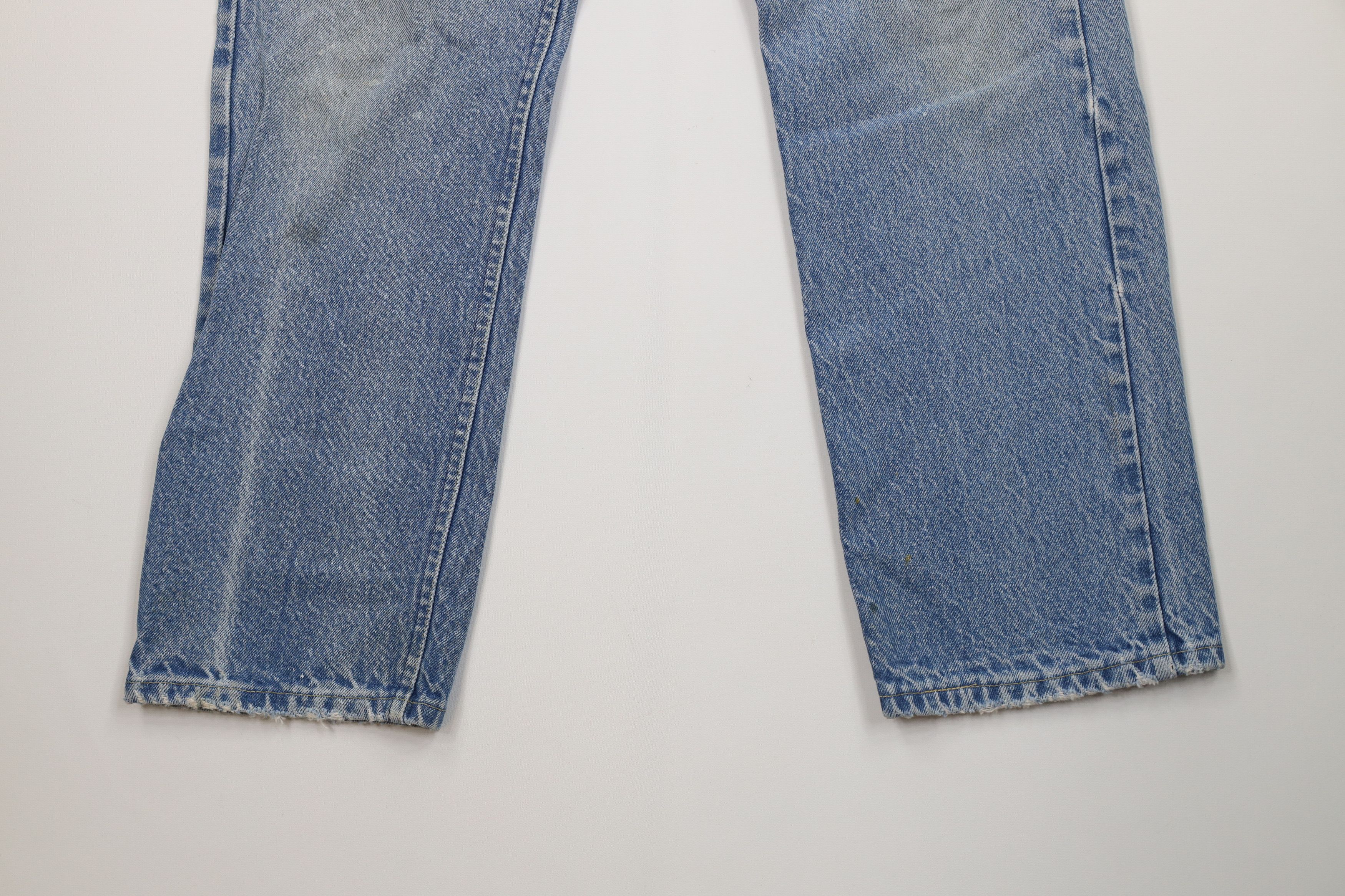 Lee Vintage 90s Lee Straight Leg Denim Jeans Blue Cotton USA Size US 36 / EU 52 - 4 Thumbnail