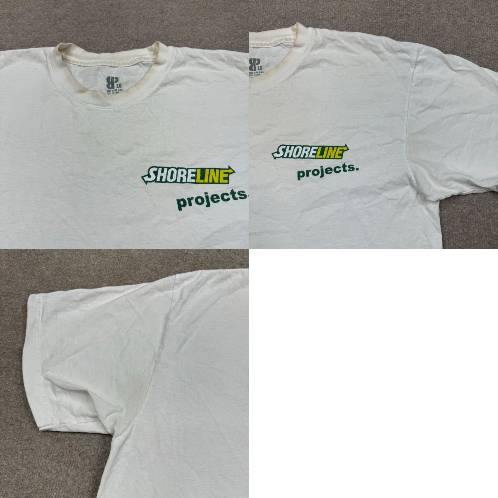 Vintage VINTAGE Brooklyn Projects T Shirt Men L White Short Sleeve Tee Size US L / EU 52-54 / 3 - 8 Thumbnail