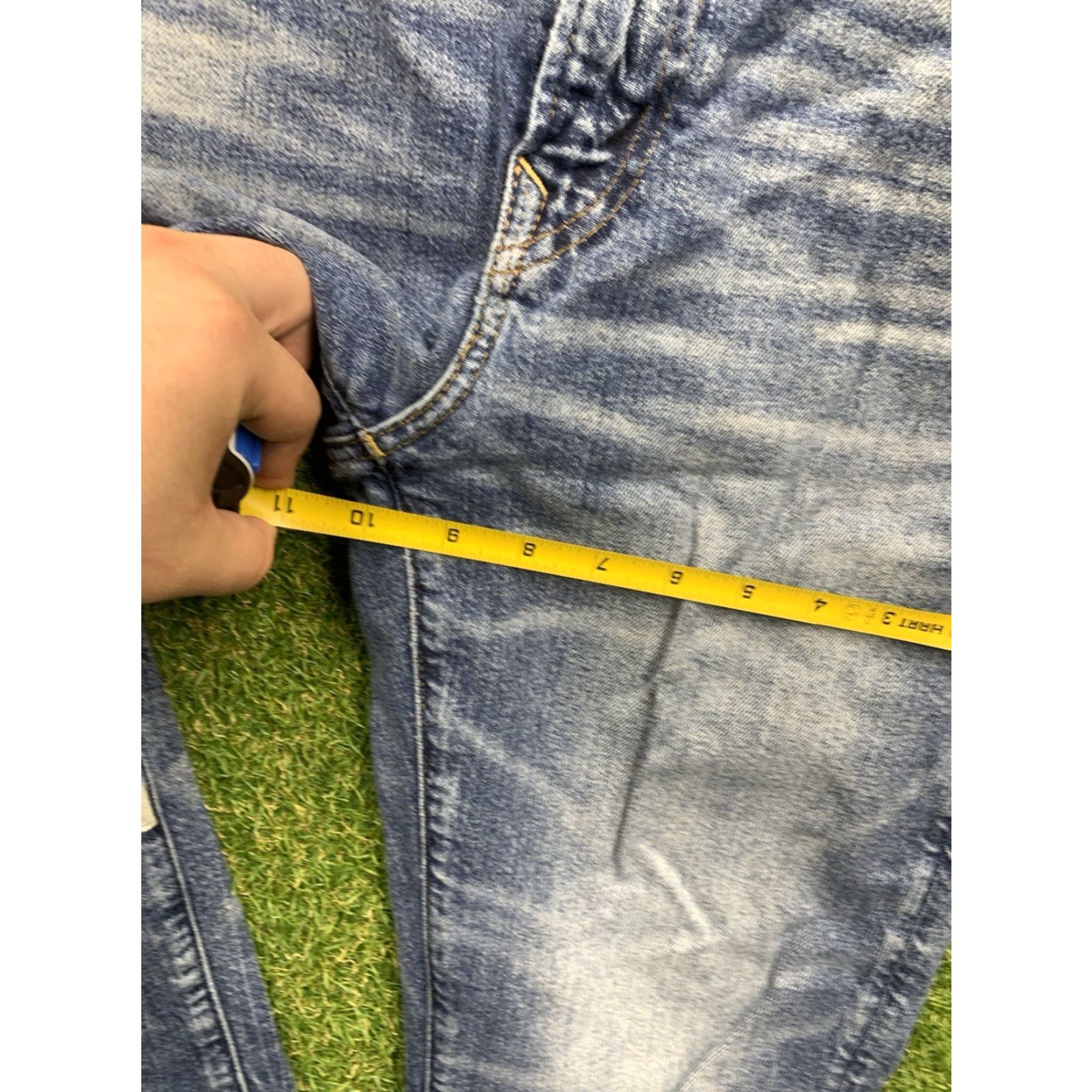 American Eagle Outfitters American Eagle Jeans Mens 32x30 Extreme Flex Slim Straight Casual Medium Wash Size US 32 / EU 48 - 7 Thumbnail