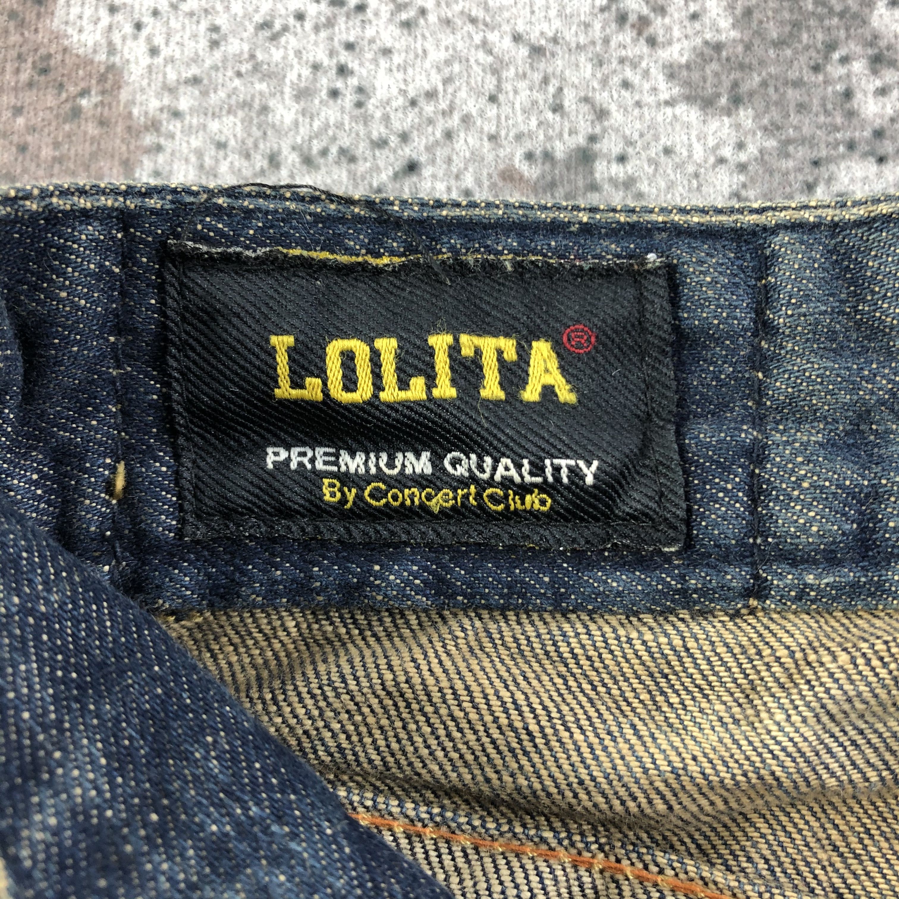 Japanese Brand Lolita Faded Flared Jeans KJ1931 Size 28" / US 6 / IT 42 - 9 Thumbnail