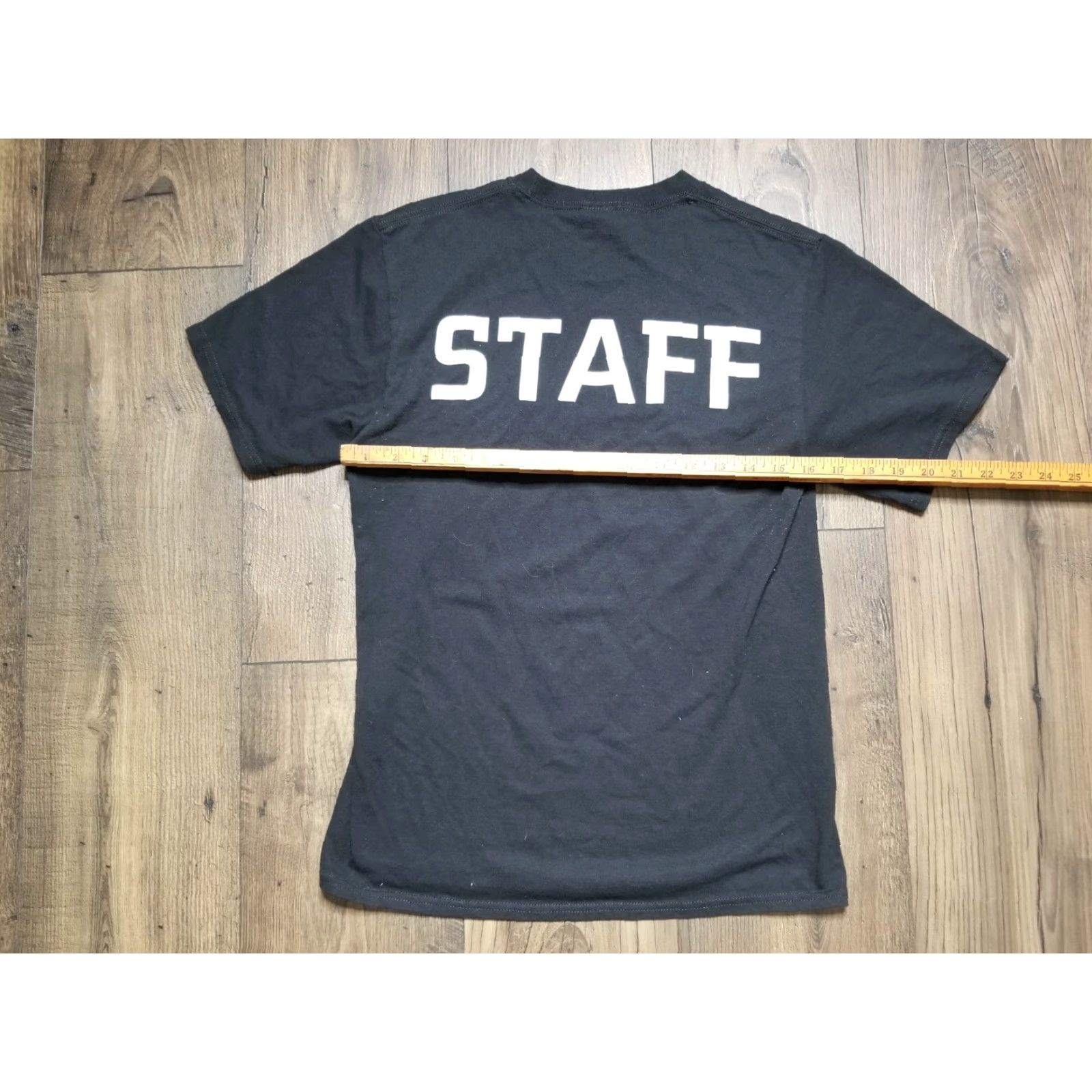 Vintage VINTAGE Port and Company T-Shirt Mens S Black Howl-O-Scream STAFF Halloween Tampa FL Size US S / EU 44-46 / 1 - 3 Thumbnail