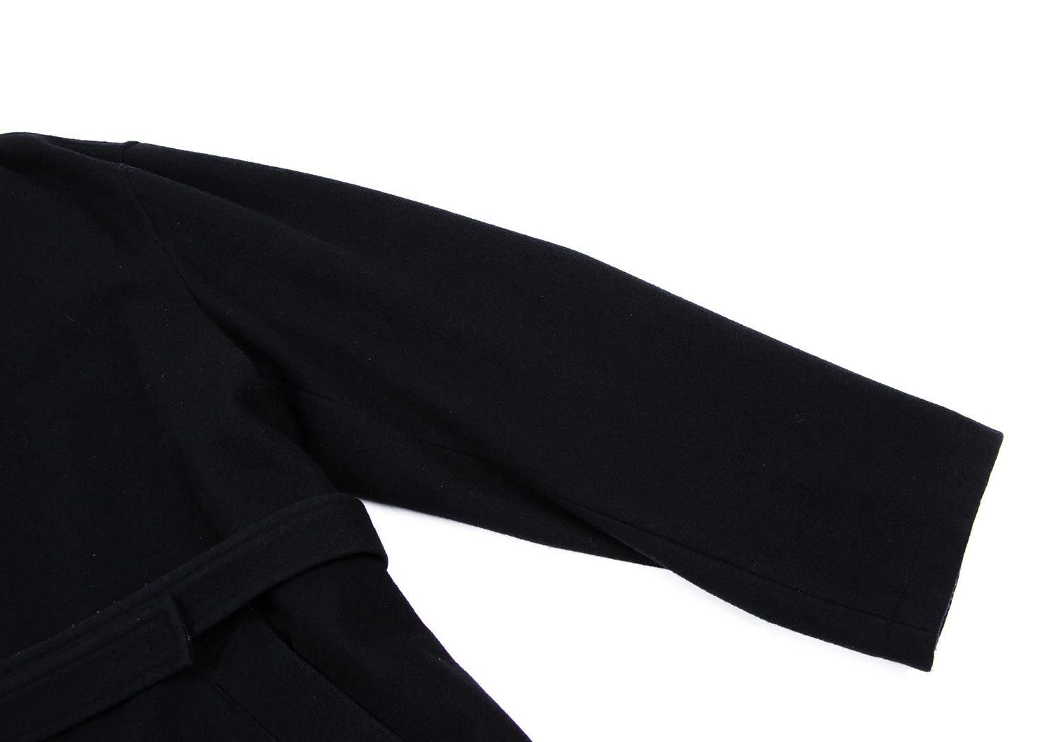 Jean Paul Gaultier Melton Wool Belted Half Coat in Navy Blue Size 3 Size US L / EU 52-54 / 3 - 6 Thumbnail