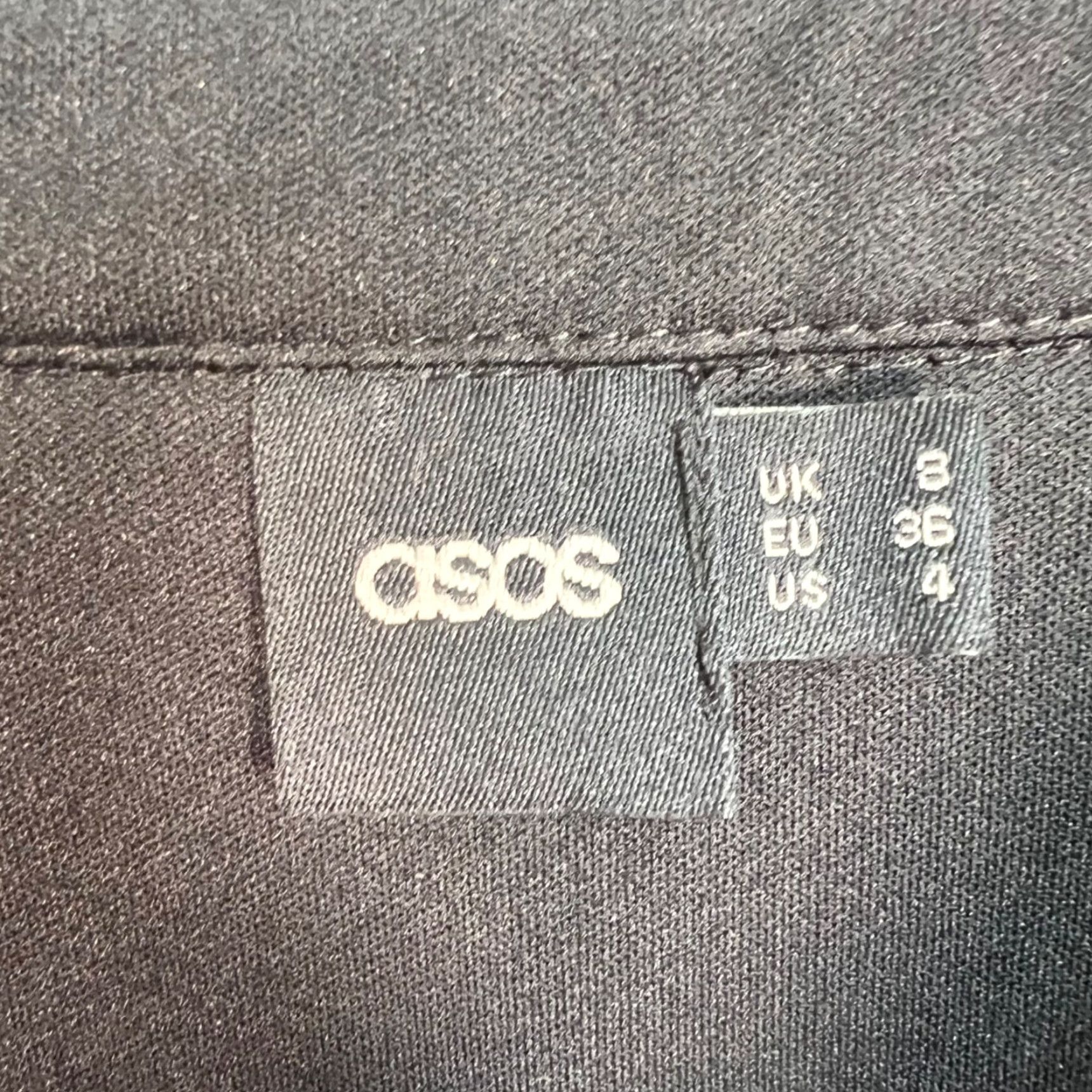 Asos ASOS Sequin Maxi Skirt Black Formal Wear 4 Women Slit Polyester Midi Skirt Womens Size 4 Vintage: No Size 27" / US 4 / IT 40 - 4 Thumbnail