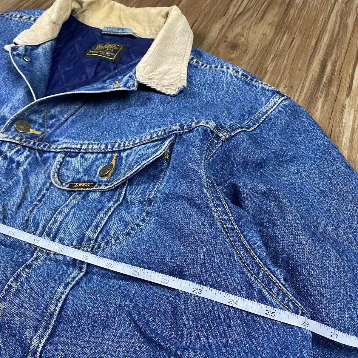 Lee × Vintage Lee sanforized Denim jacket Size US XXL / EU 58 / 5 - 5 Thumbnail