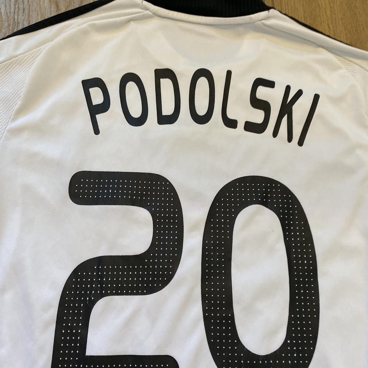 Adidas 2008-09 *20 Podolski Adidas Germany Football Shirt Euro Size US M / EU 48-50 / 2 - 3 Thumbnail