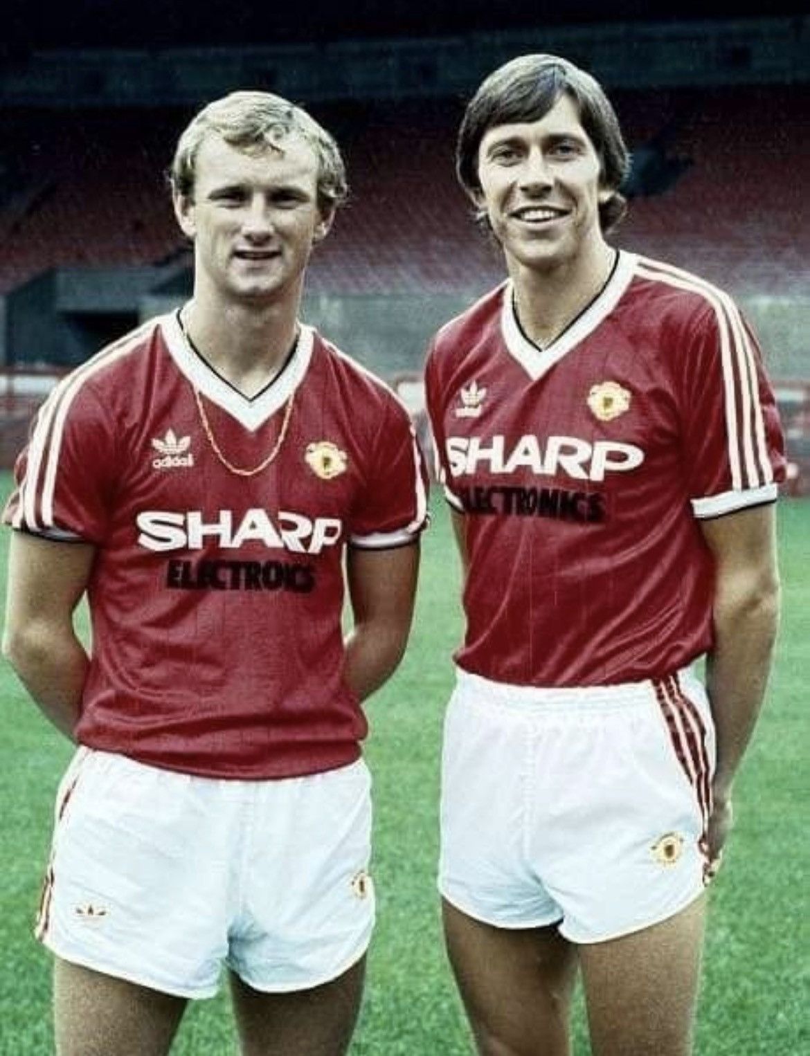 Adidas Very rare vintage Manchester United jersey 1982 1984 Size US L / EU 52-54 / 3 - 3 Thumbnail