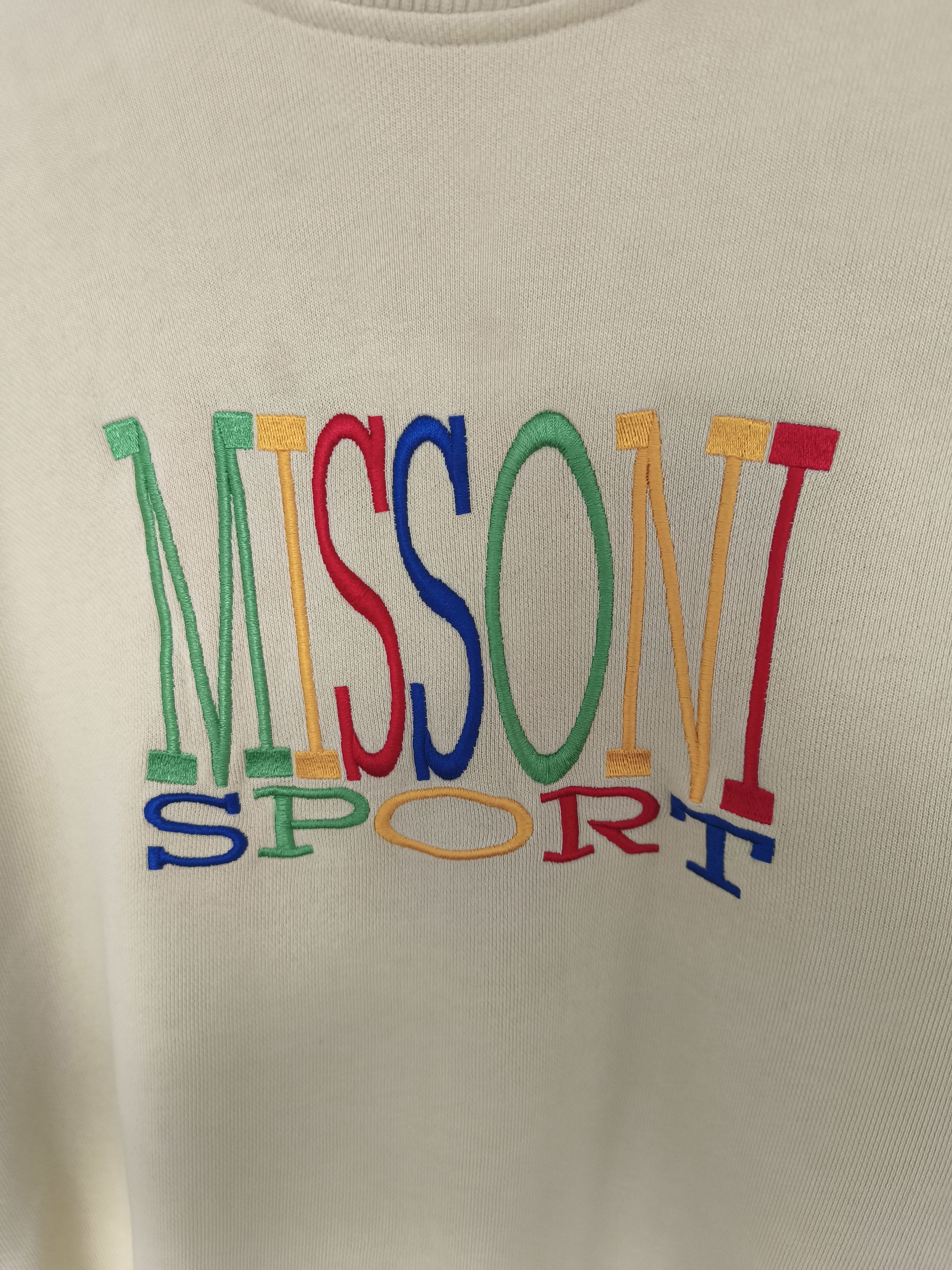 Designer × Missoni Vintage Missoni Sport Embroidery Logo Sweatshirt Size US M / EU 48-50 / 2 - 2 Thumbnail